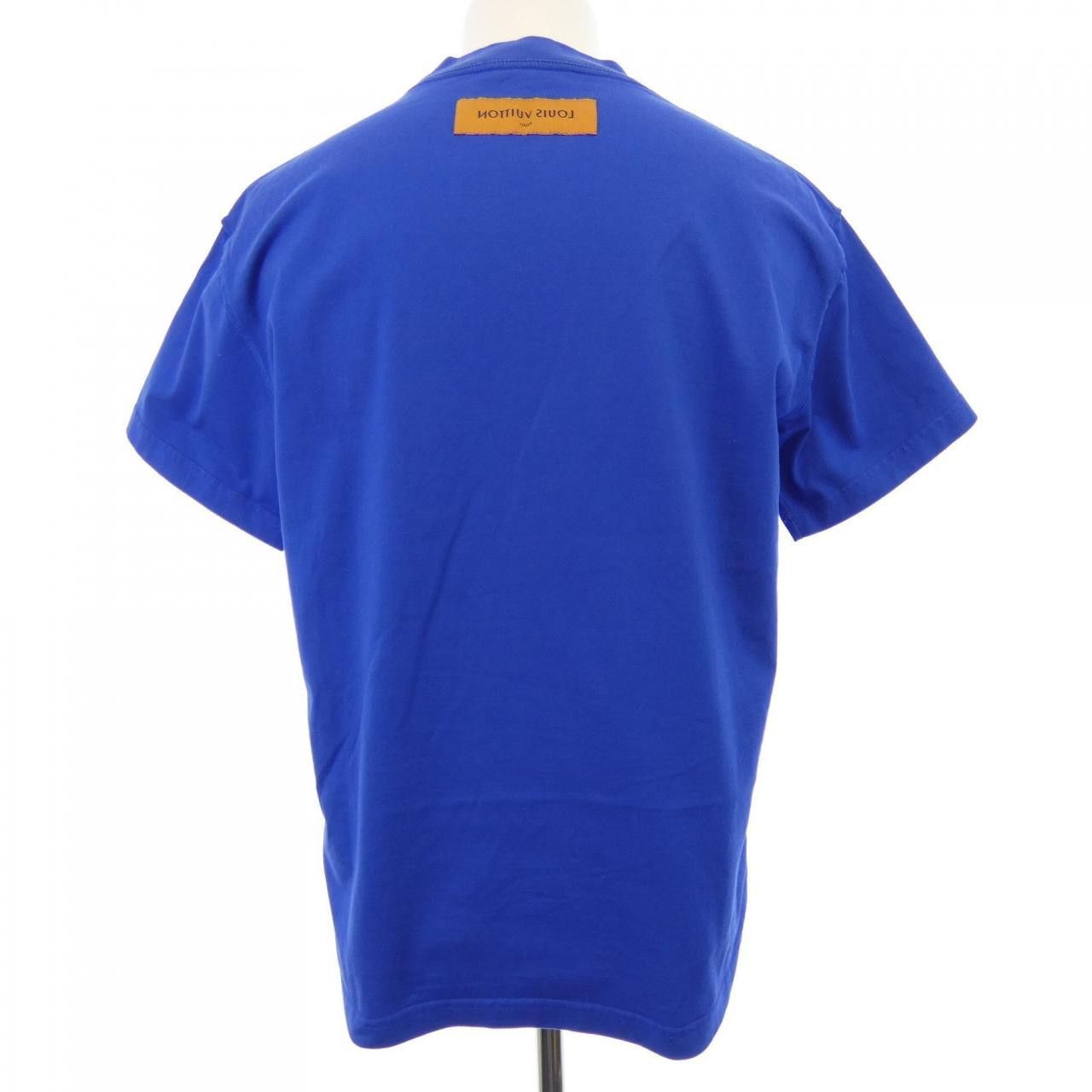 Louis Vuitton Louis Vuitton Louis Vuitton Embossed LV Cotton T Shirt Textile T-Shirts HNY55WDT3 DUTY FREE for USA Size ONE SIZE - 2 Thumbnail