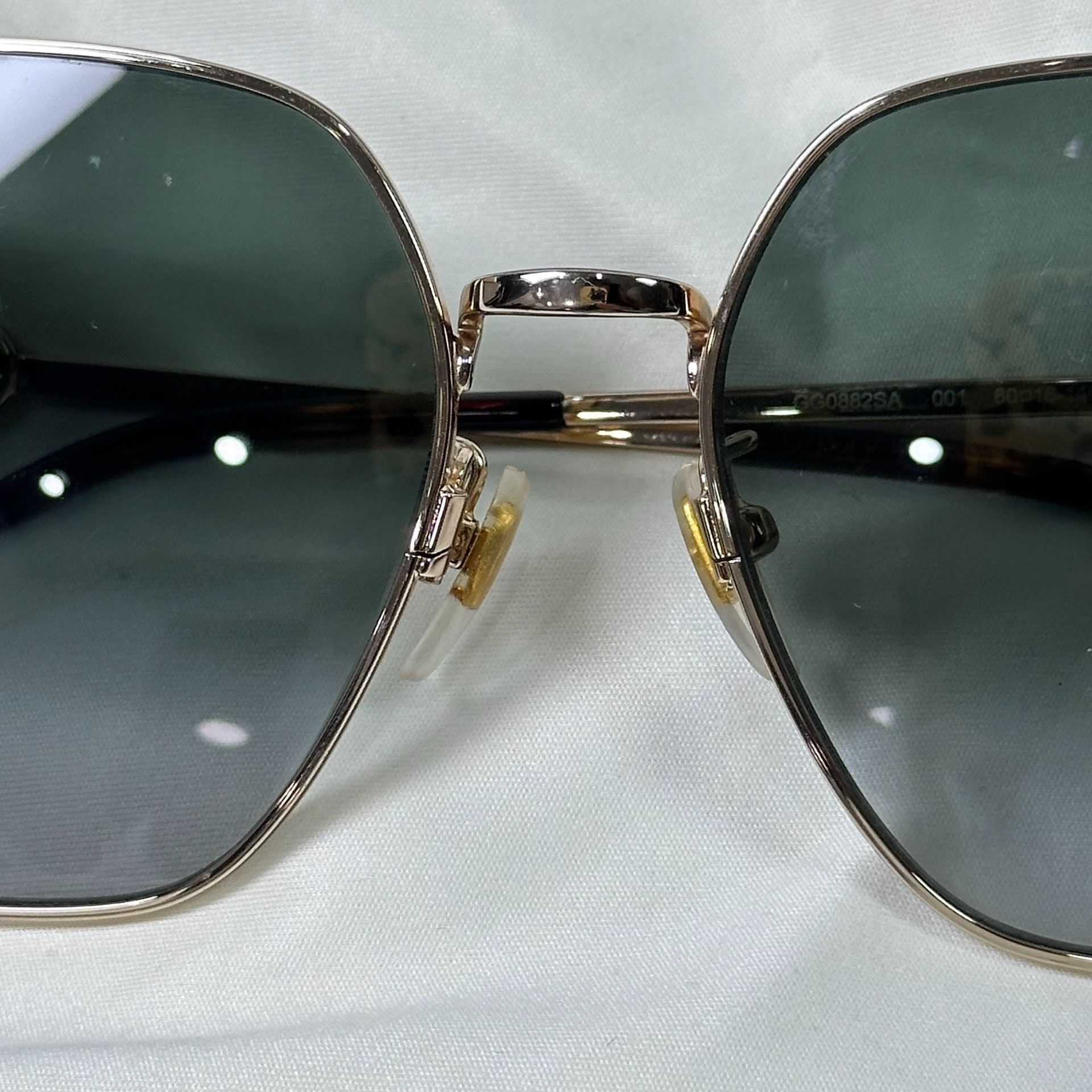 Gucci Gucci Square Metal Sunglasses Size ONE SIZE - 6 Thumbnail