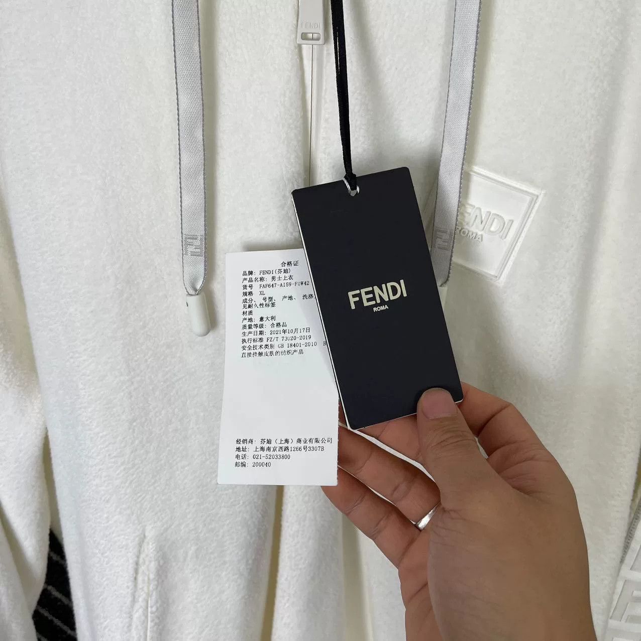 Fendi Fendi Long-Sleeve Hoodie Size US XL / EU 56 / 4 - 6 Thumbnail