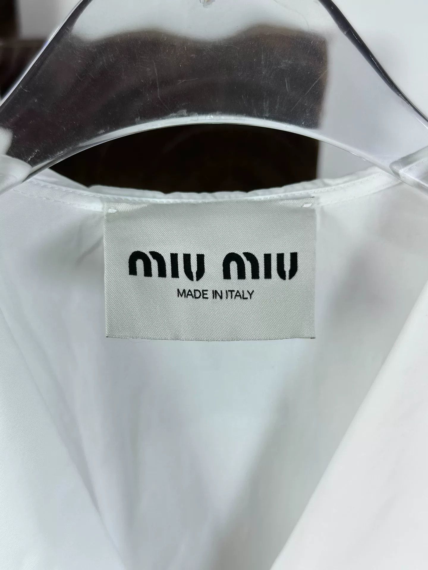 Miu Miu MIU MIU SS24 Logo Embroidered Sailor Collar Dress Size XS / US 0-2 / IT 36-38 - 5 Thumbnail