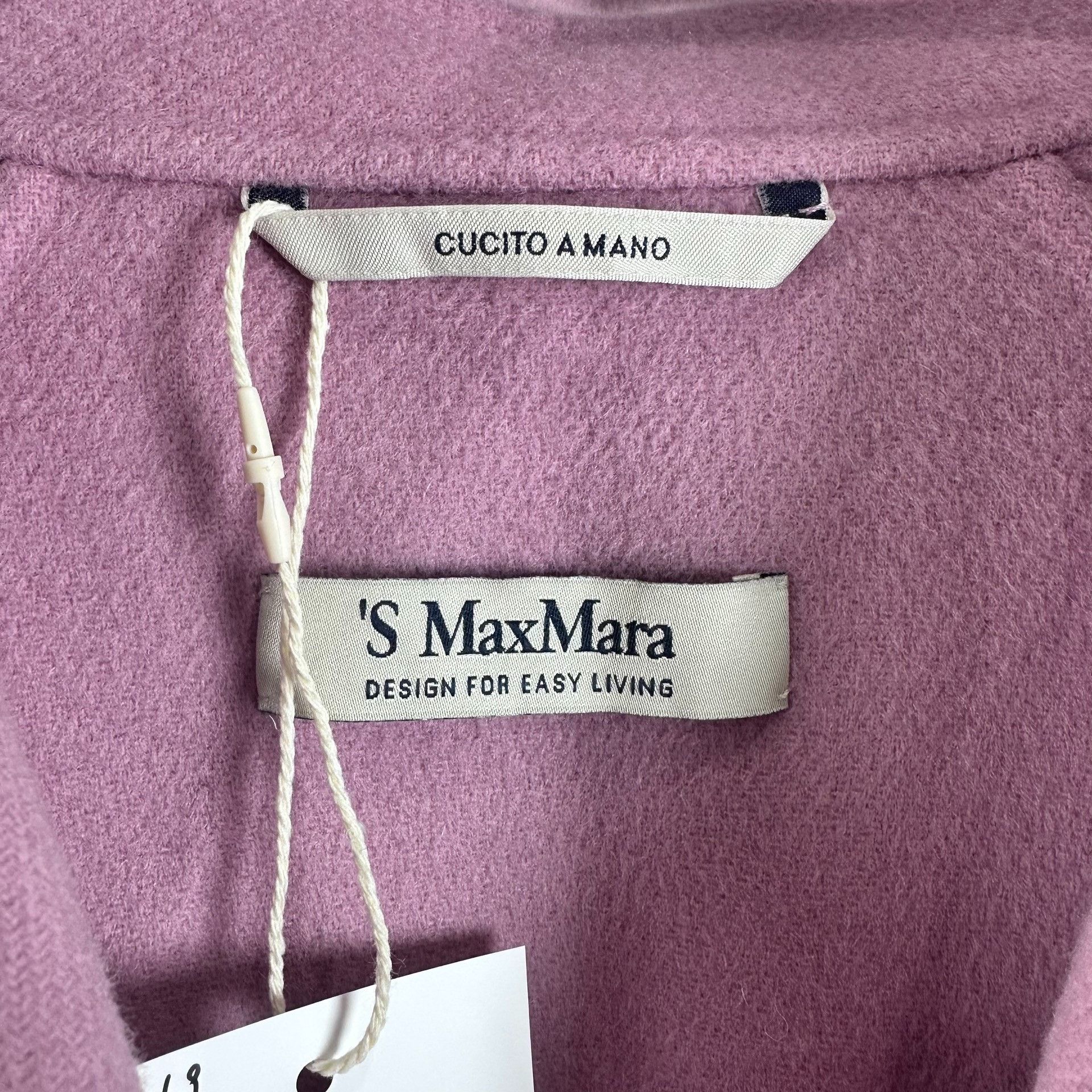 Max Mara MaxMara ARONA Pink Wool Coat Size S / US 4 / IT 40 - 3 Thumbnail
