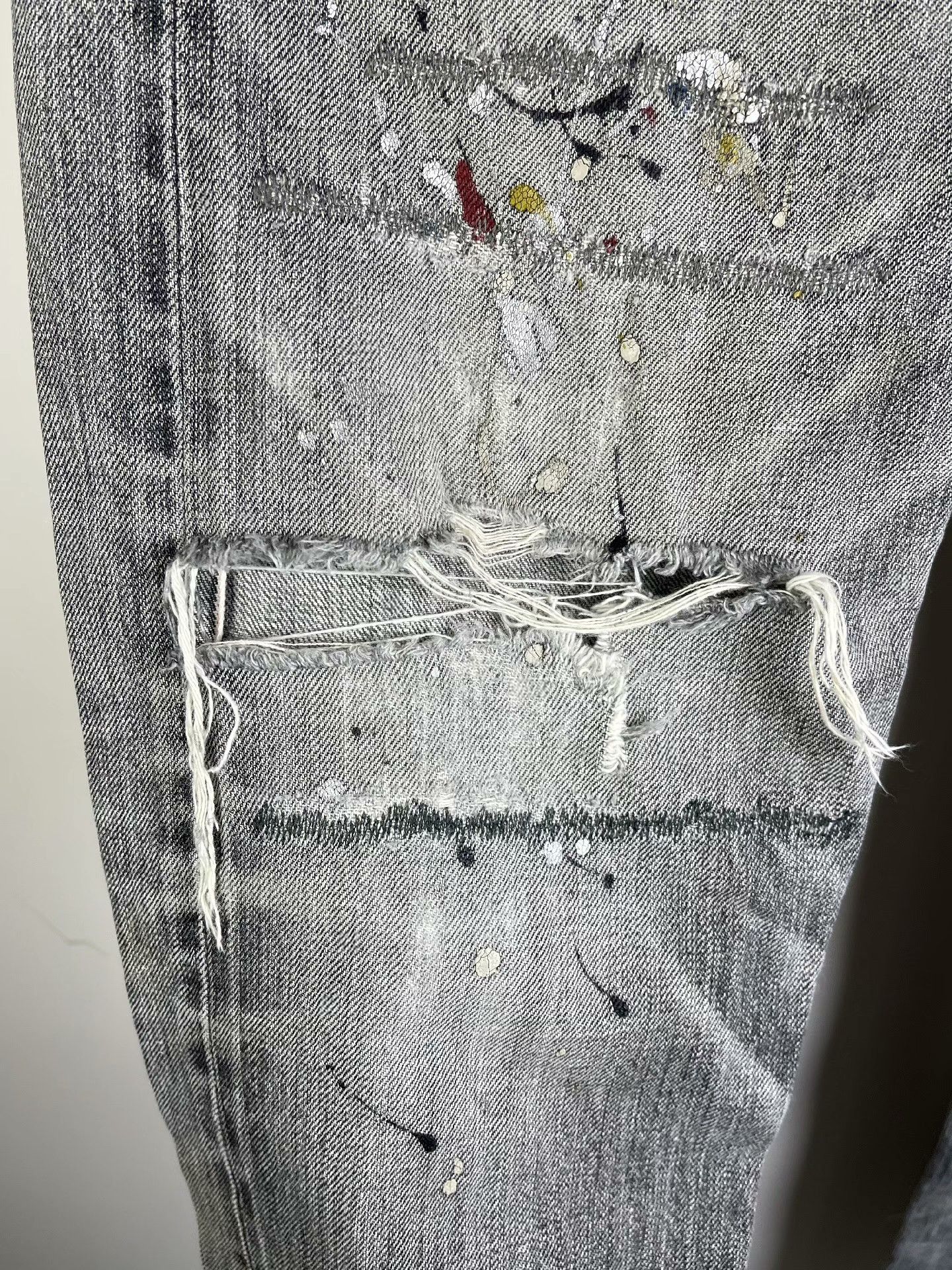 Neighborhood NEIGHBORHOOD 2008 dp mid Distressed Jeans Size US 32 / EU 48 - 6 Thumbnail