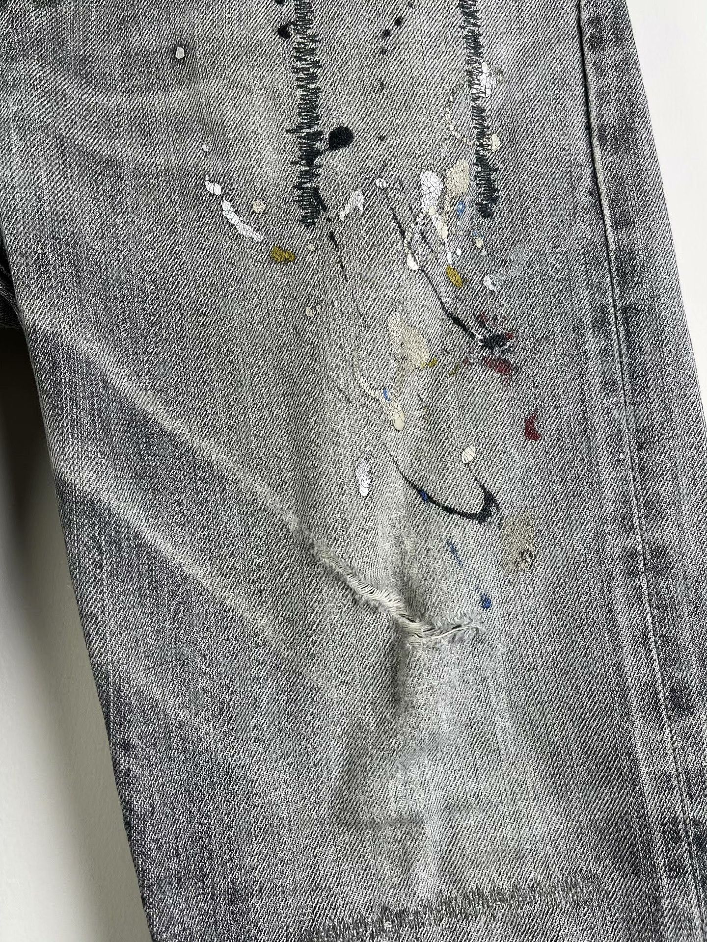 Neighborhood NEIGHBORHOOD 2008 dp mid Distressed Jeans Size US 32 / EU 48 - 8 Thumbnail