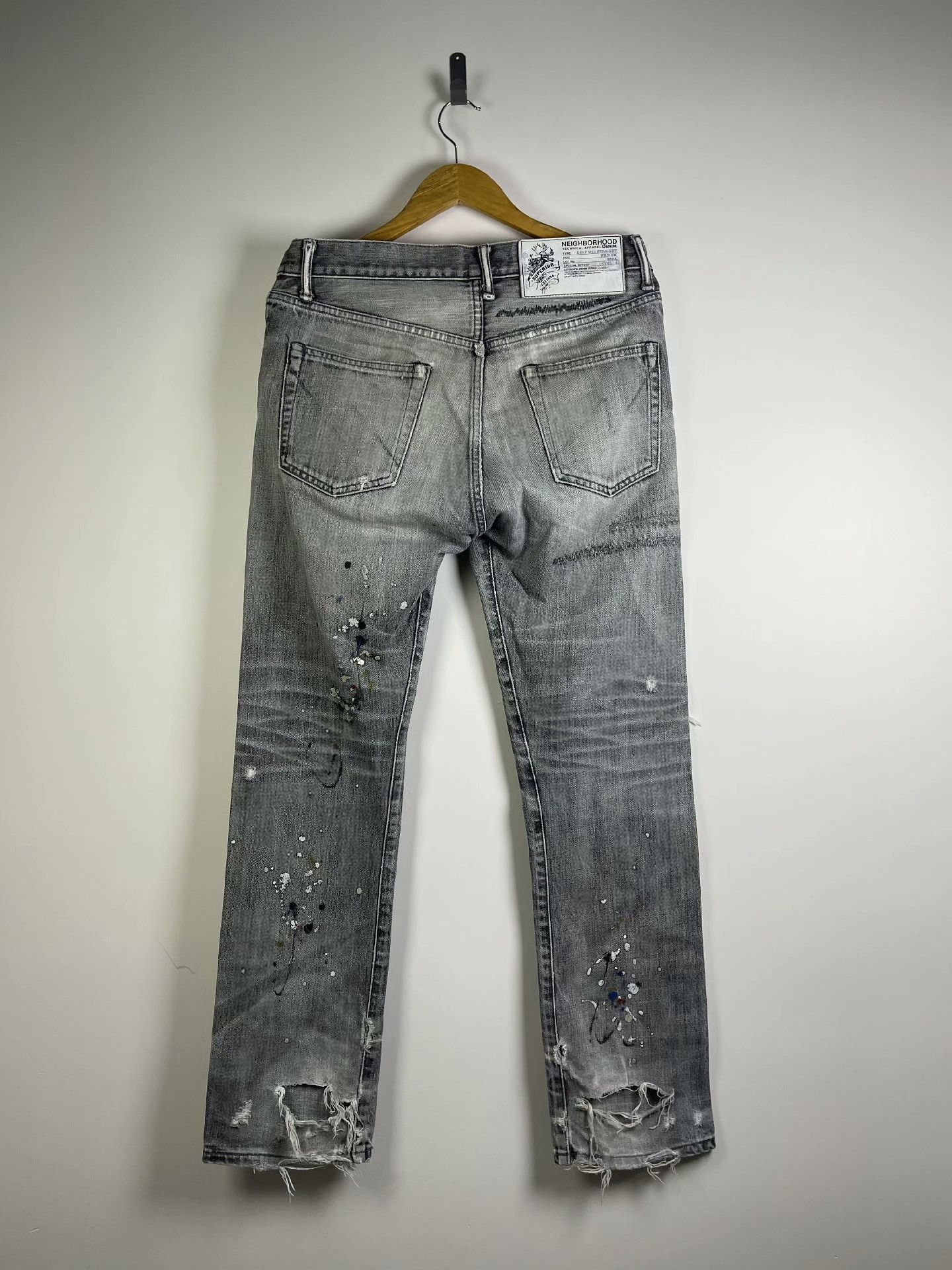 Neighborhood NEIGHBORHOOD 2008 dp mid Distressed Jeans Size US 32 / EU 48 - 2 Thumbnail