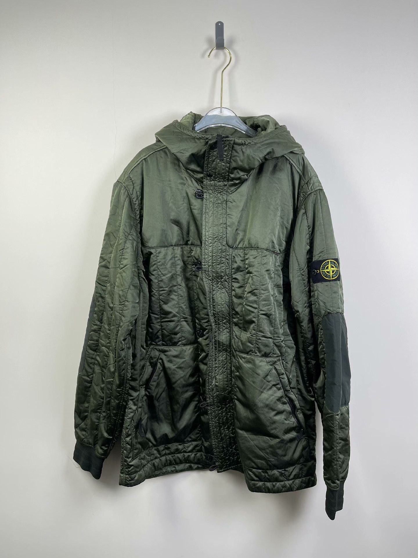 Stone Island Stone Island Nylon Quilted Hooded Jacket Size US M / EU 48-50 / 2 - 5 Thumbnail