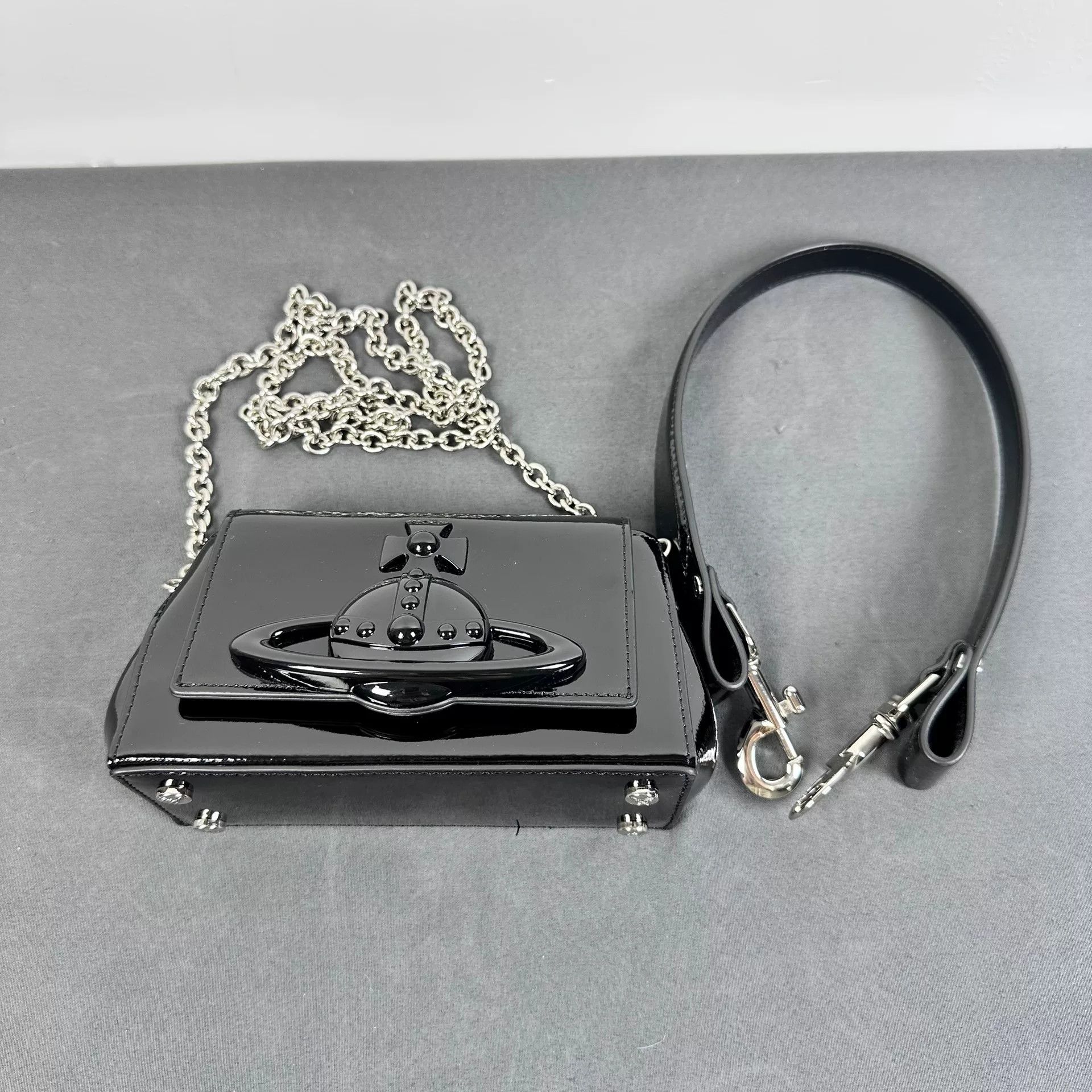 Vivienne Westwood Vivienne Westwood HAZEL Leather Shoulder Bag Size ONE SIZE - 8 Thumbnail
