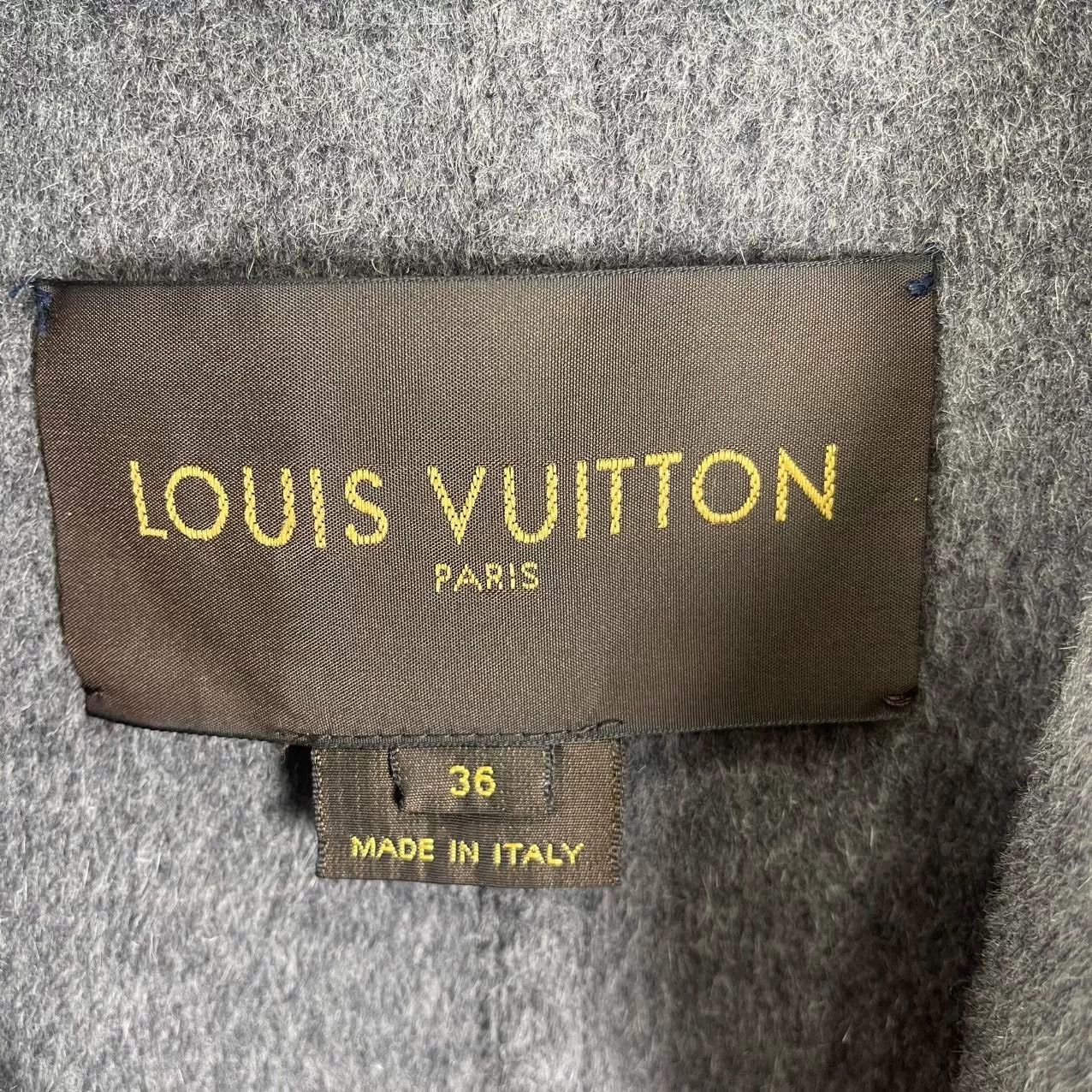 Louis Vuitton Louis Vuitton Navy Wool Coat Size XS / US 0-2 / IT 36-38 - 3 Thumbnail