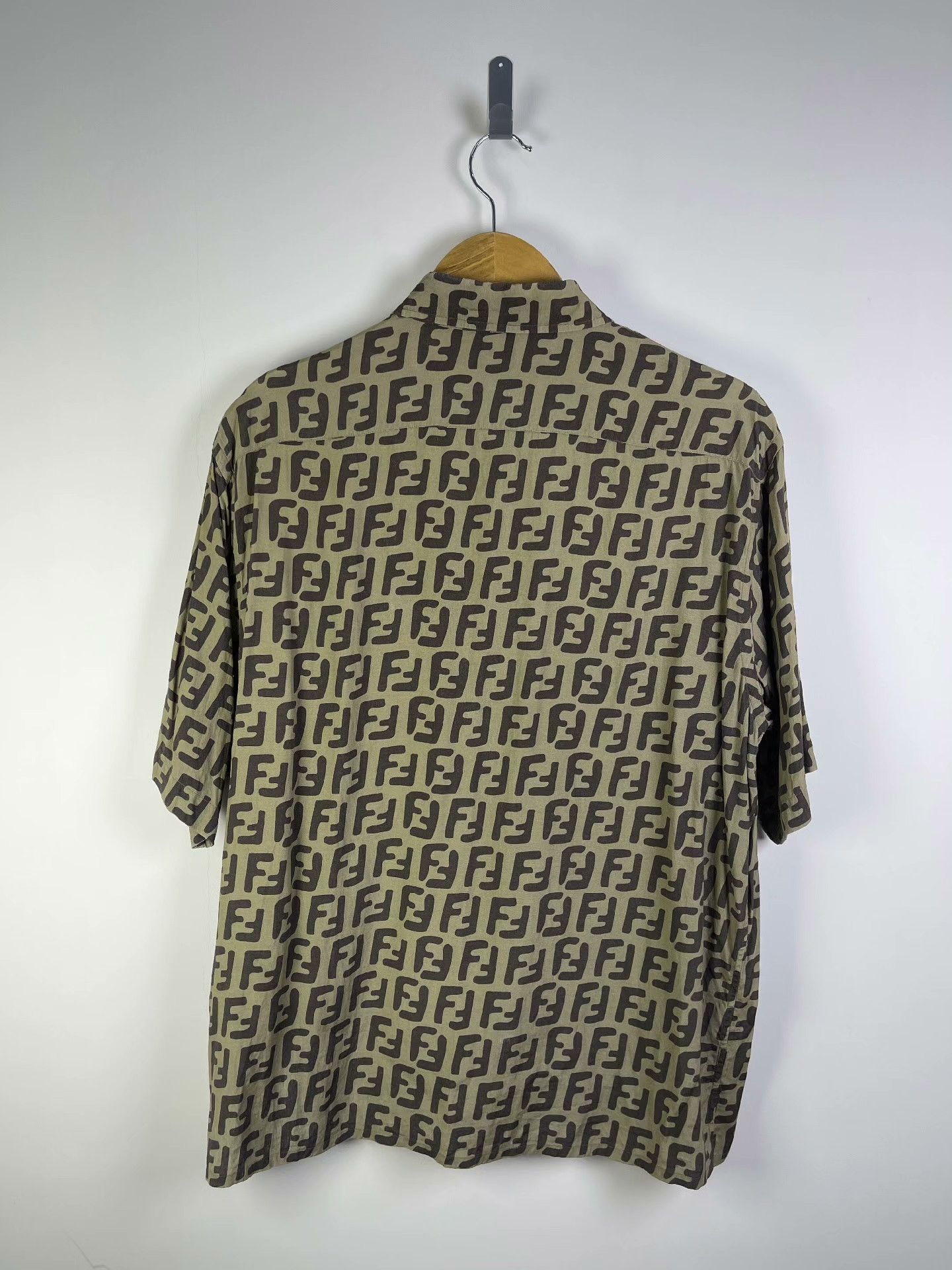 Fendi FENDI Short Sleeve Logo Print Shirt Size US XXS / EU 40 - 3 Thumbnail