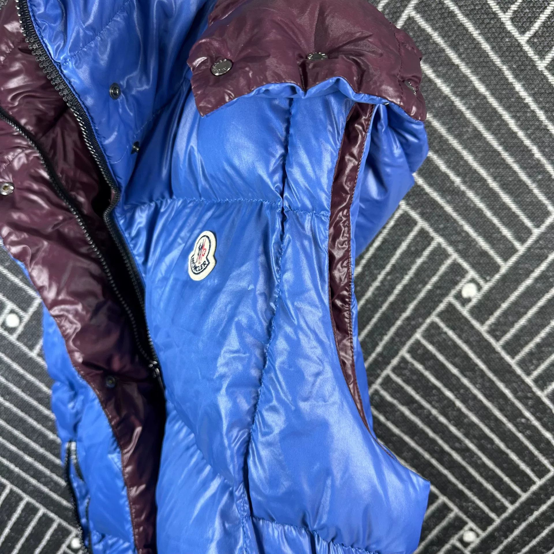 Moncler Moncler Luzule Blue Down Vest Size S / US 4 / IT 40 - 6 Thumbnail
