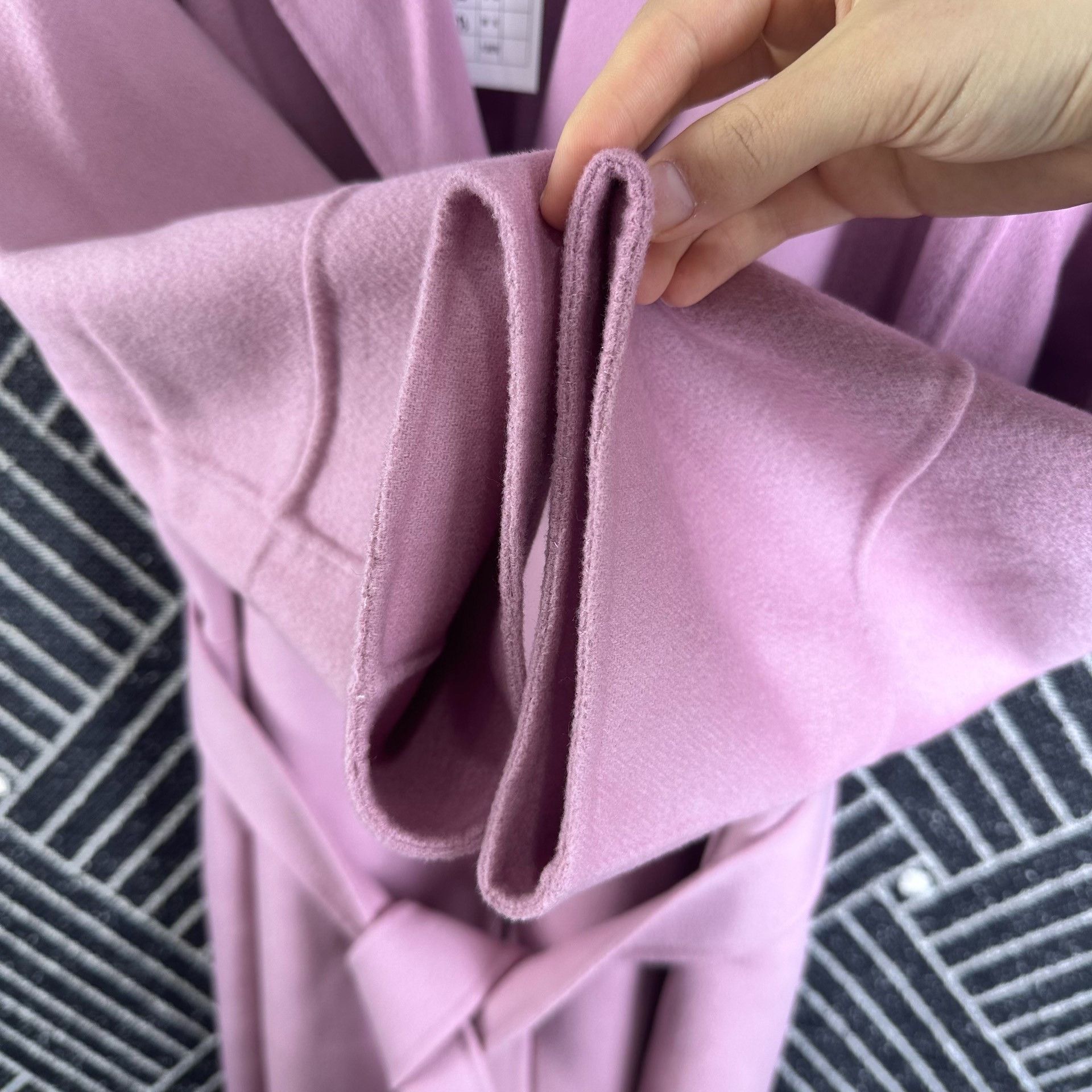 Max Mara MaxMara ARONA Pink Wool Coat Size S / US 4 / IT 40 - 5 Thumbnail