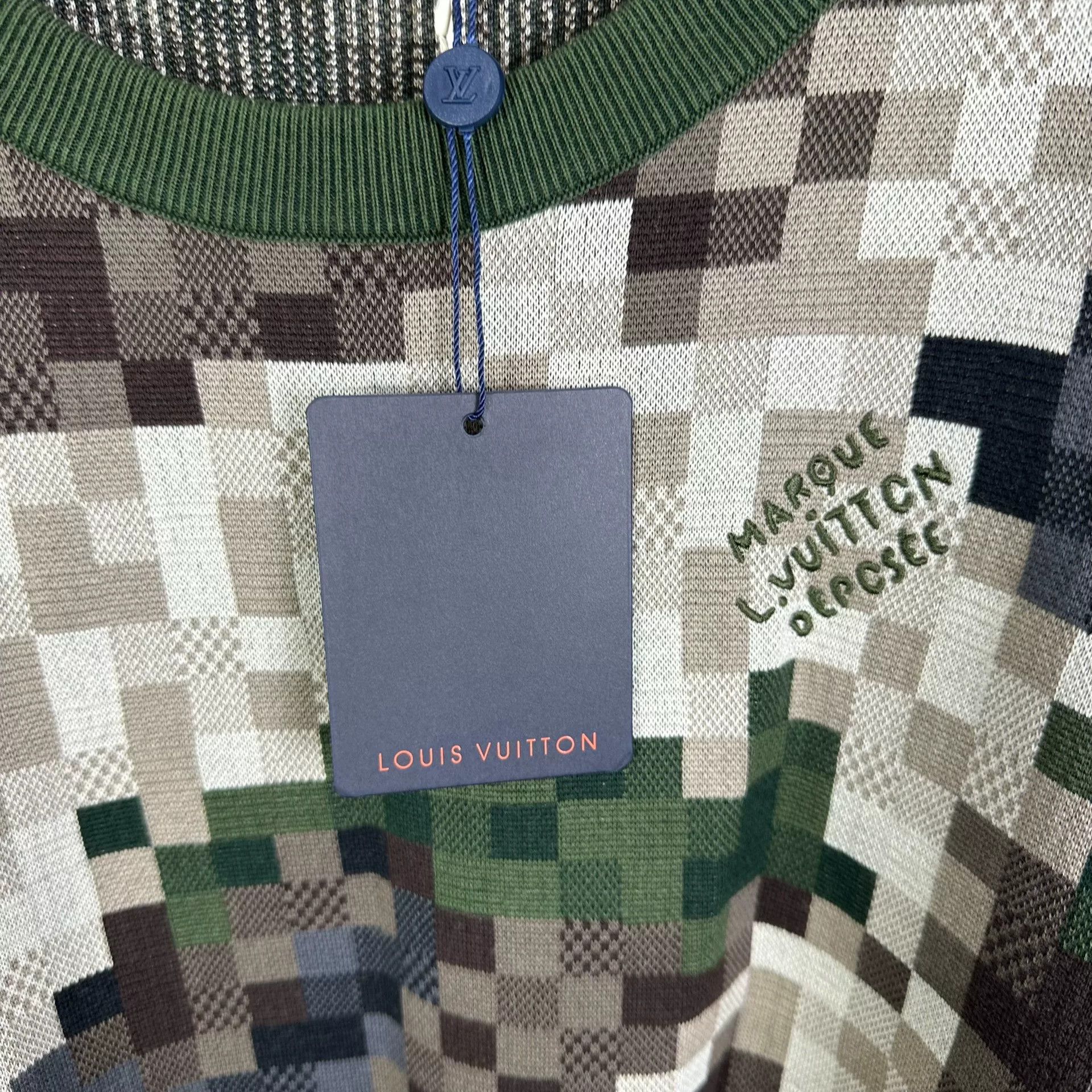 Louis Vuitton Louis Vuitton SS24 Pharrell Camo Crewneck Sweatshirt Size US XL / EU 56 / 4 - 8 Thumbnail