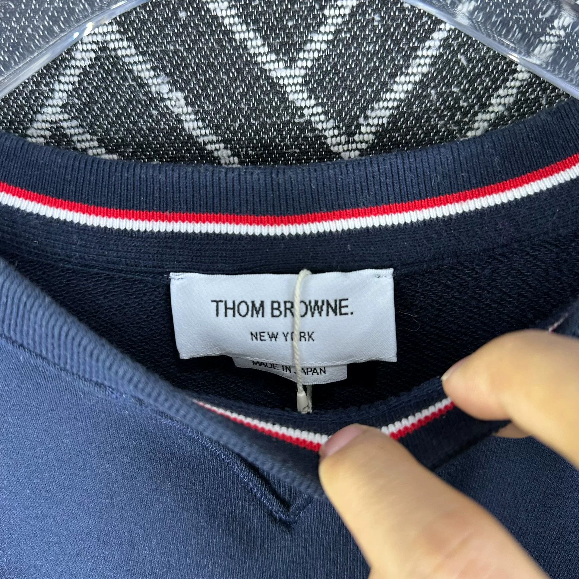 Thom Browne Thom Browne Navy Blue Sweatshirt Size US M / EU 48-50 / 2 - 3 Thumbnail