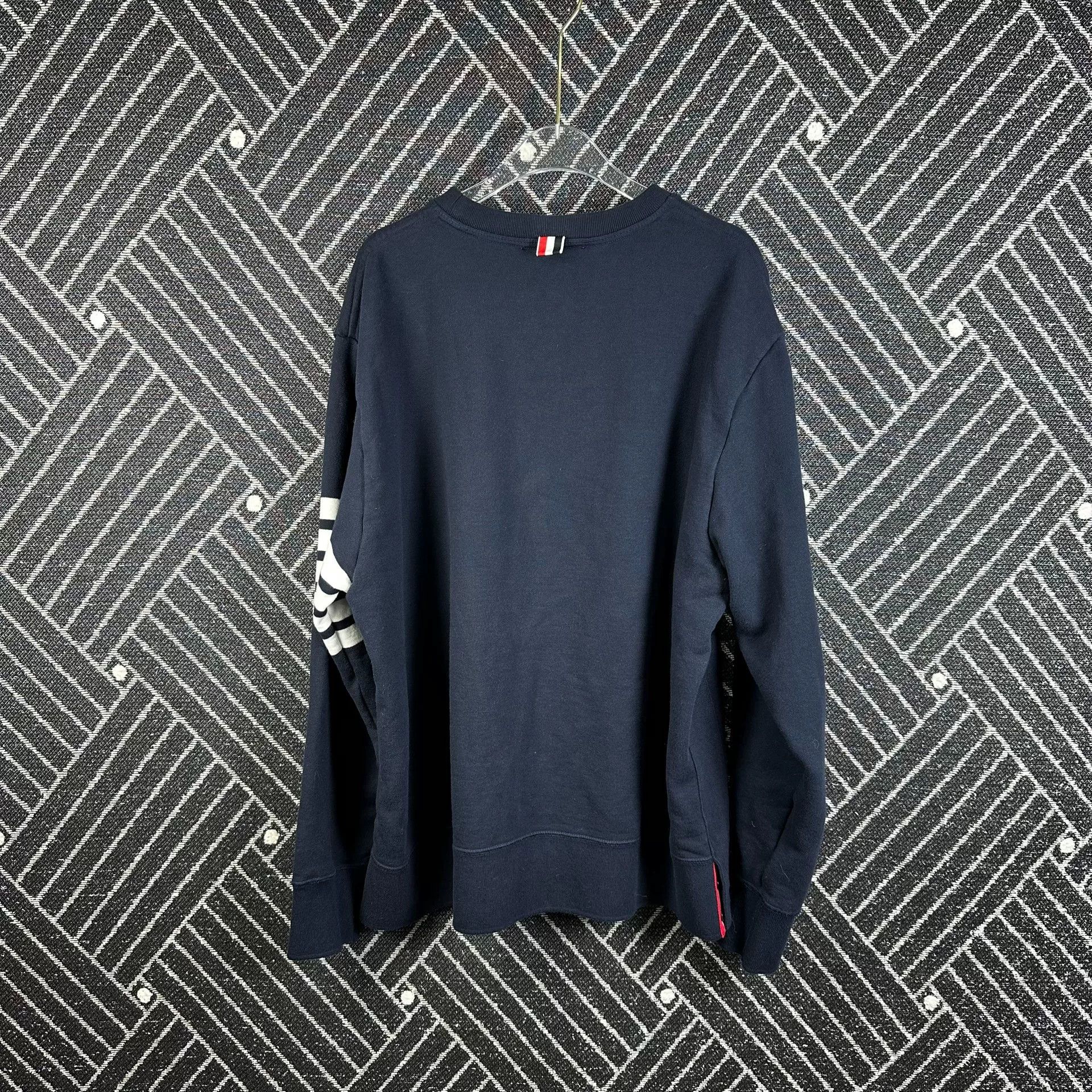Thom Browne Thom Browne Navy Blue Sweatshirt Size US M / EU 48-50 / 2 - 2 Thumbnail