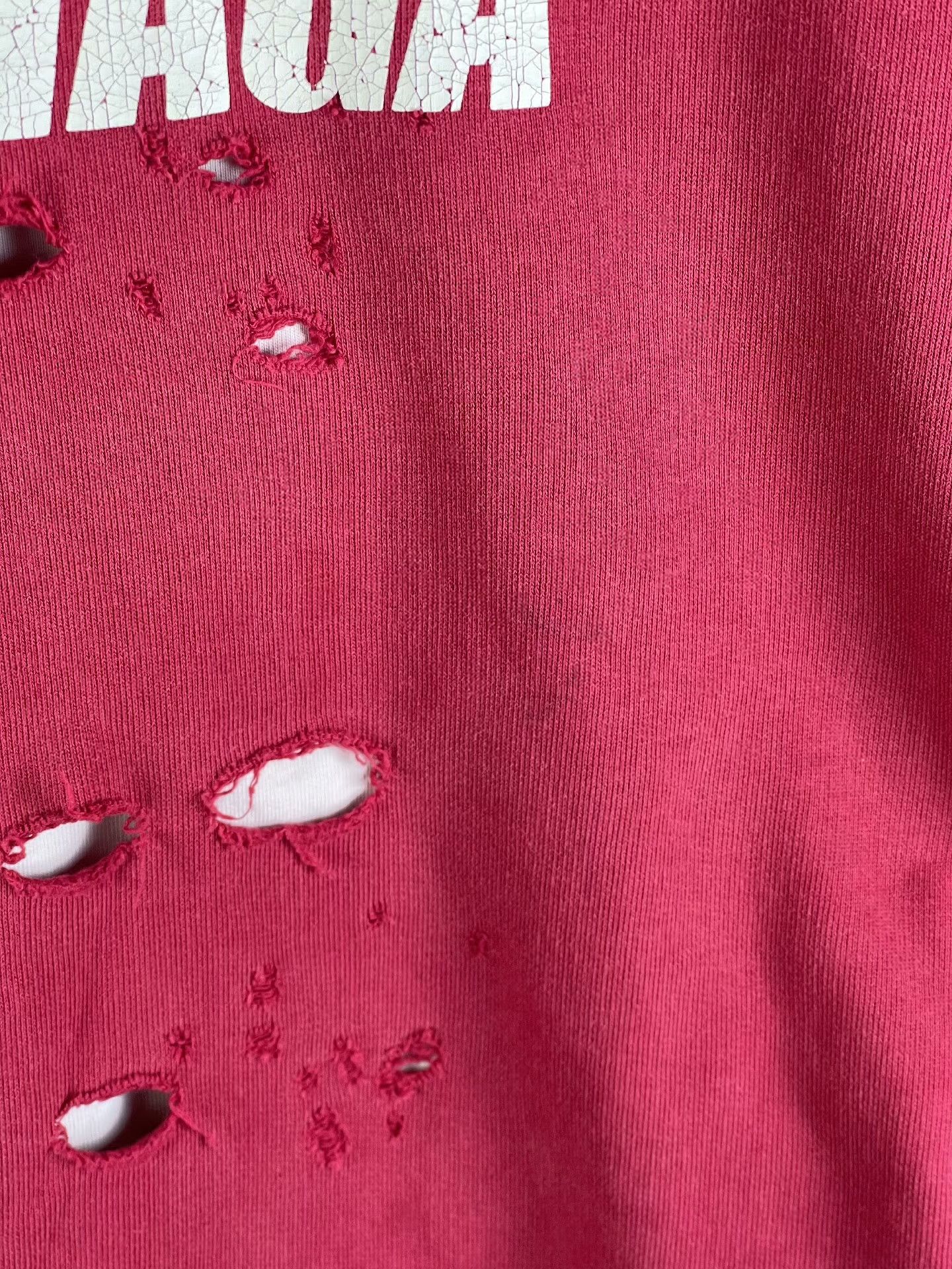 Balenciaga Balenciaga Distressed Hole Fake Two-Piece Hoodie Size US S / EU 44-46 / 1 - 5 Thumbnail