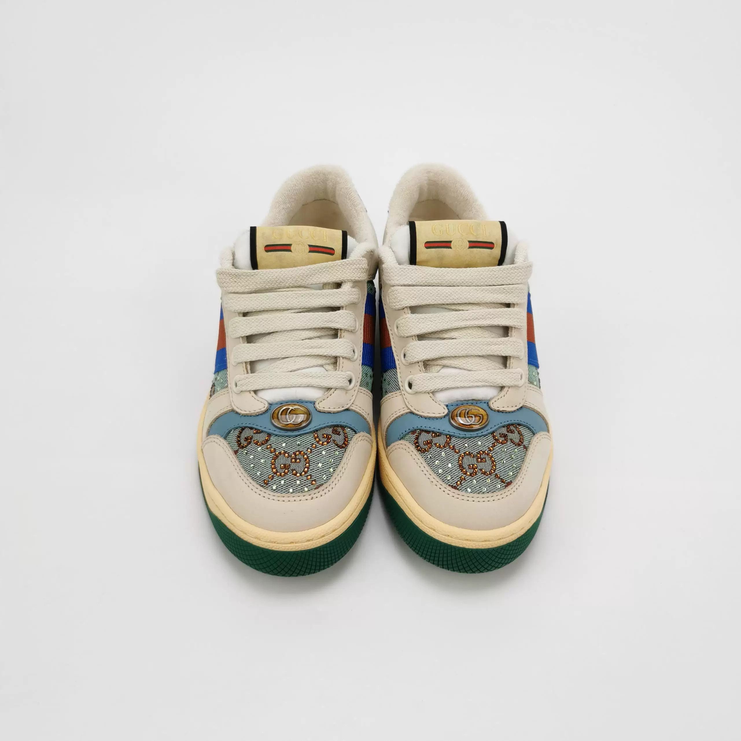 Gucci Gucci Screener Leather Sneakers Size US 4 / IT 34 - 3 Thumbnail