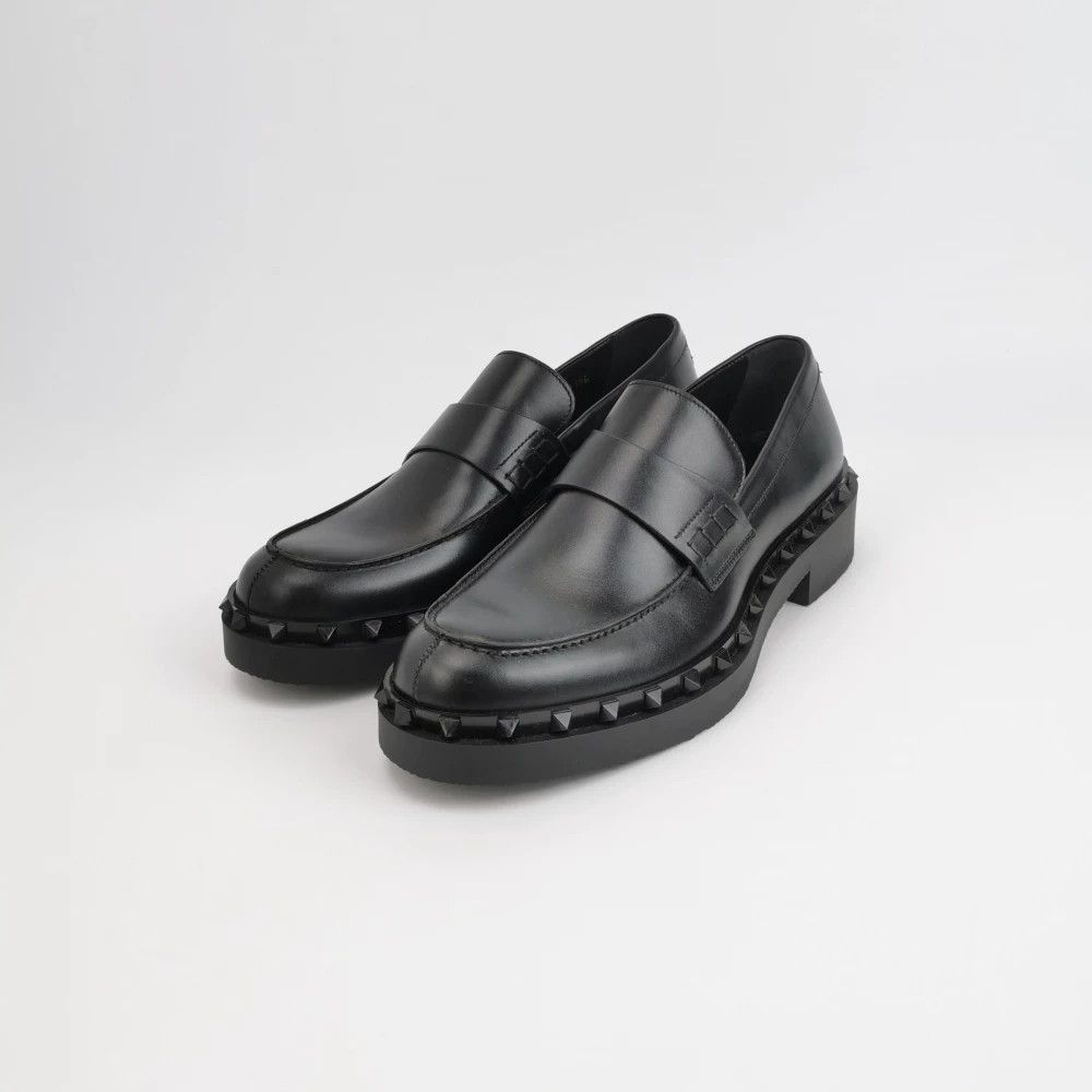 Valentino Valentino Leather Rivet Decorated Shoes 41.5 Size US 8.5 / EU 41-42 - 2 Thumbnail