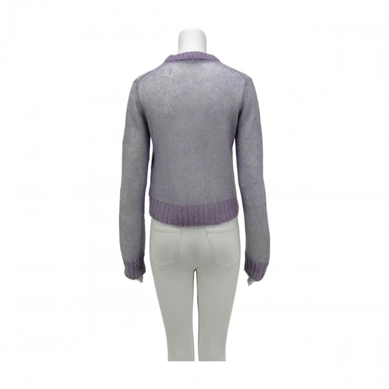 Acne Studios Acne Studios Purple Mohair Pullover S Size S / US 4 / IT 40 - 2 Thumbnail