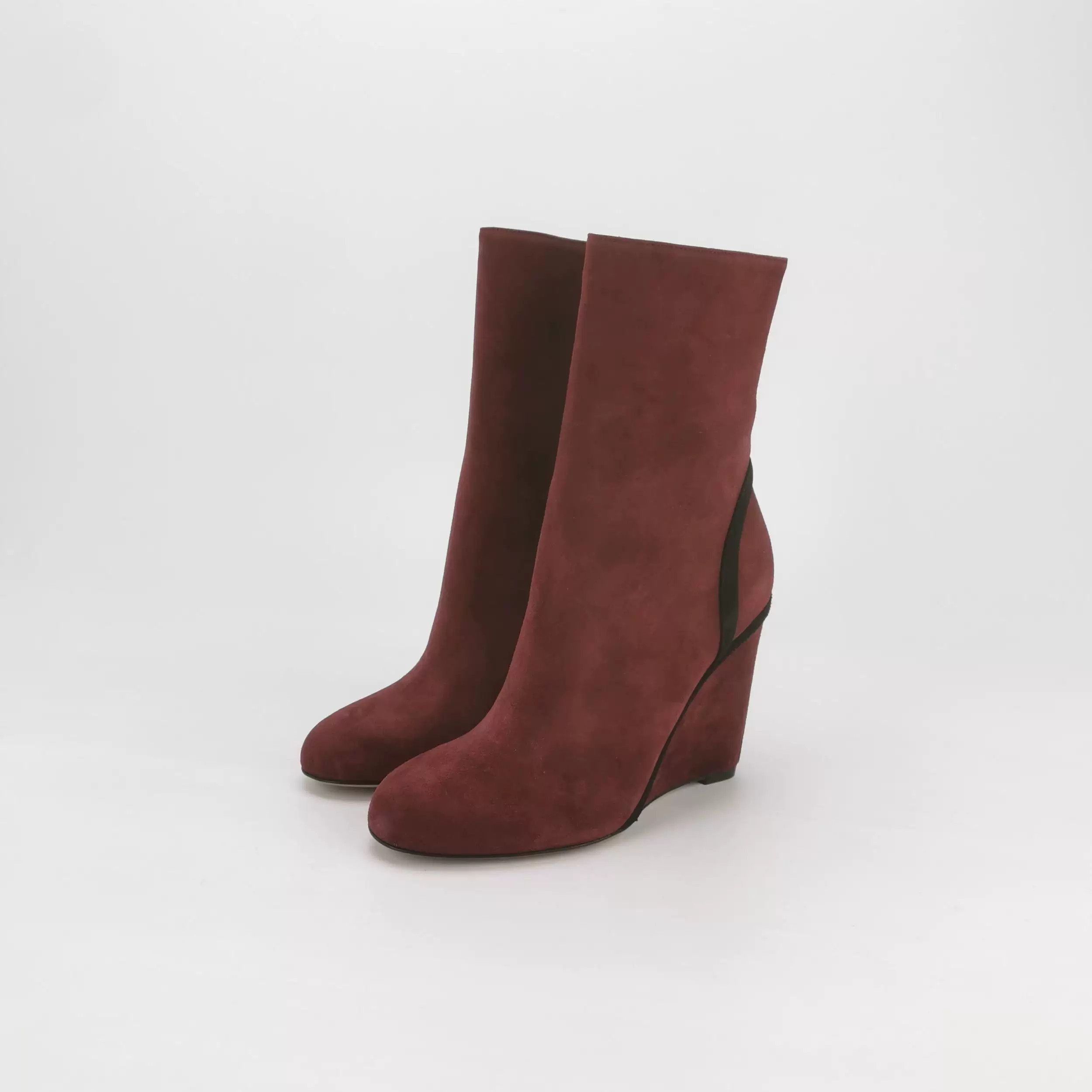 Gucci Gucci Suede Double G Logo Ankle Boots Size US 6.5 / IT 36.5 - 2 Thumbnail