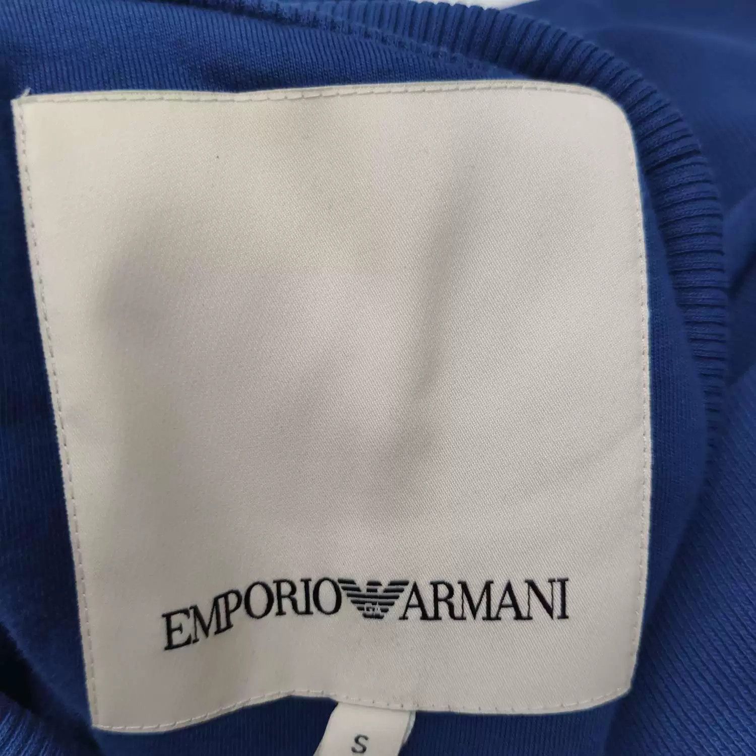 Emporio Armani EmporioArmani Cotton Logo Turtleneck Sweater S Size US S / EU 44-46 / 1 - 5 Thumbnail