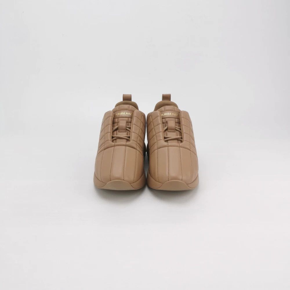 Burberry Burberry Leather Quilted Round-Toe Lace-Up Shoes Size US 7 / IT 37 - 3 Thumbnail