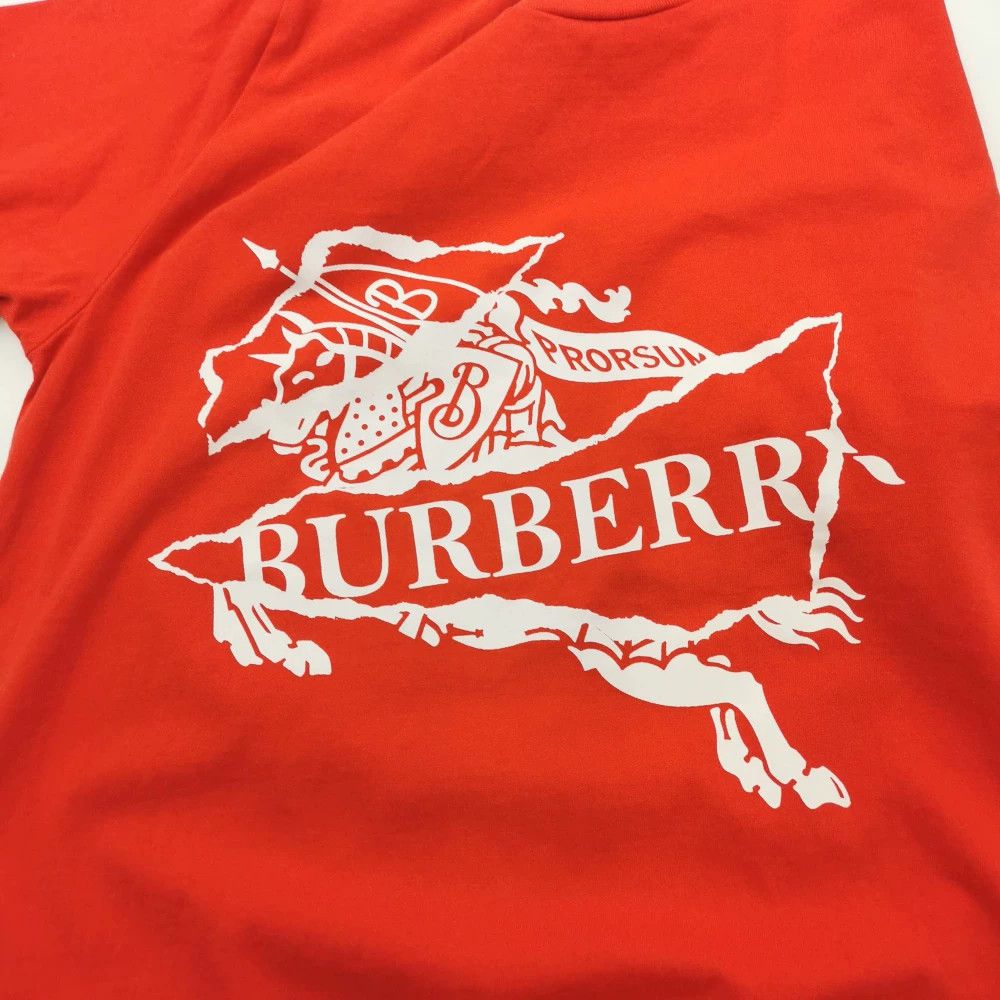 Burberry Burberry Cotton Equestrian Knight Logo Crewneck T-Shirt S Size US S / EU 44-46 / 1 - 3 Thumbnail