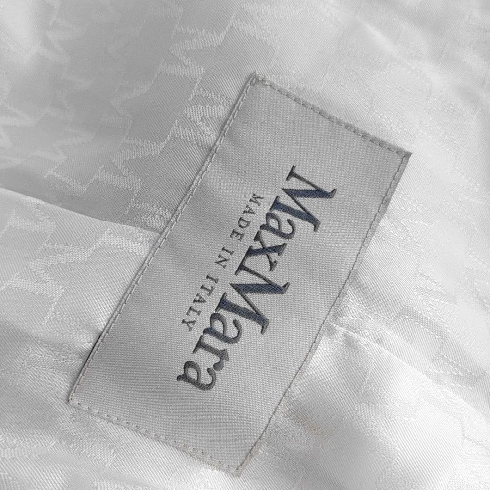 Max Mara MaxMara White Wool Coat S Size S / US 4 / IT 40 - 6 Thumbnail
