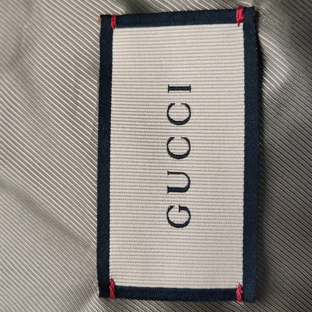 Gucci Gucci Cotton Linen Contrast Stripe Collared Jacket Size US S / EU 44-46 / 1 - 5 Thumbnail
