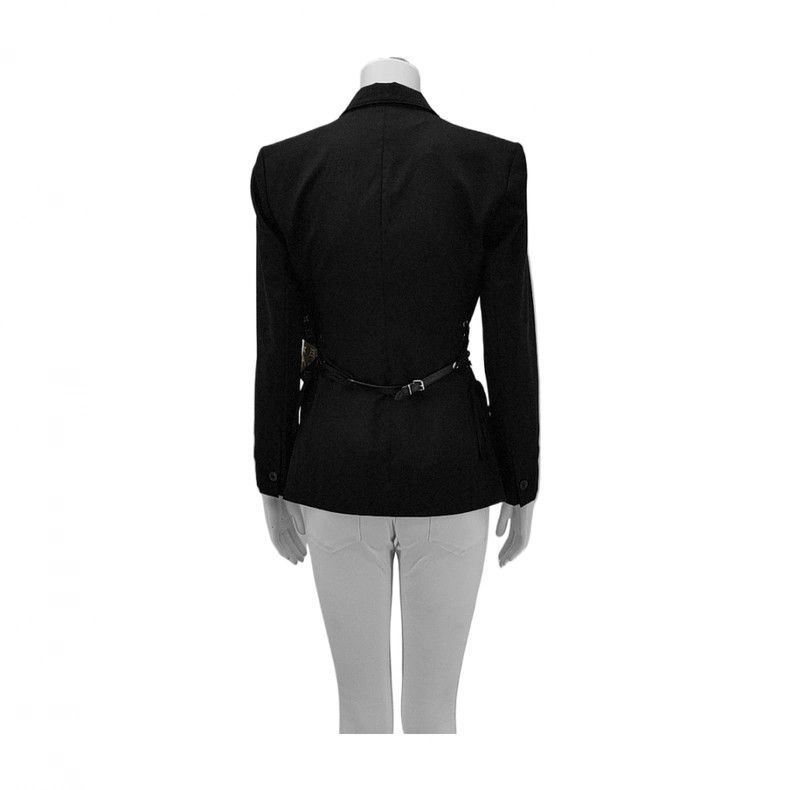 Louis Vuitton Louis Vuitton XS Black Wool Coat Size XXS / US 00 / IT 34 - 2 Thumbnail
