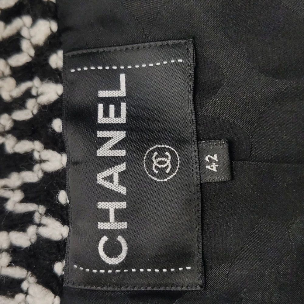 Chanel Chanel Wool Blend Colorblock Crewneck Coat Size M / US 6-8 / IT 42-44 - 6 Thumbnail