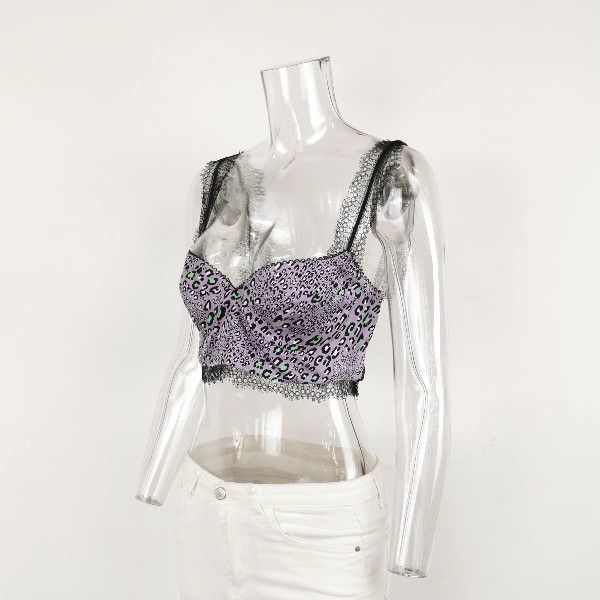 Versace Versace Silk Leopard Print Lace Top Size L / US 10 / IT 46 - 2 Thumbnail