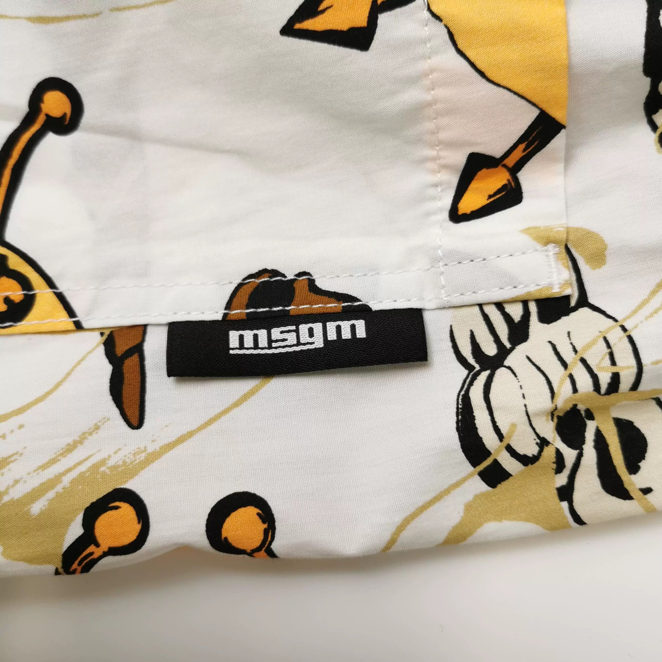 MSGM MSGM Cotton Color-Block Shorts Size US 34 / EU 50 - 3 Thumbnail