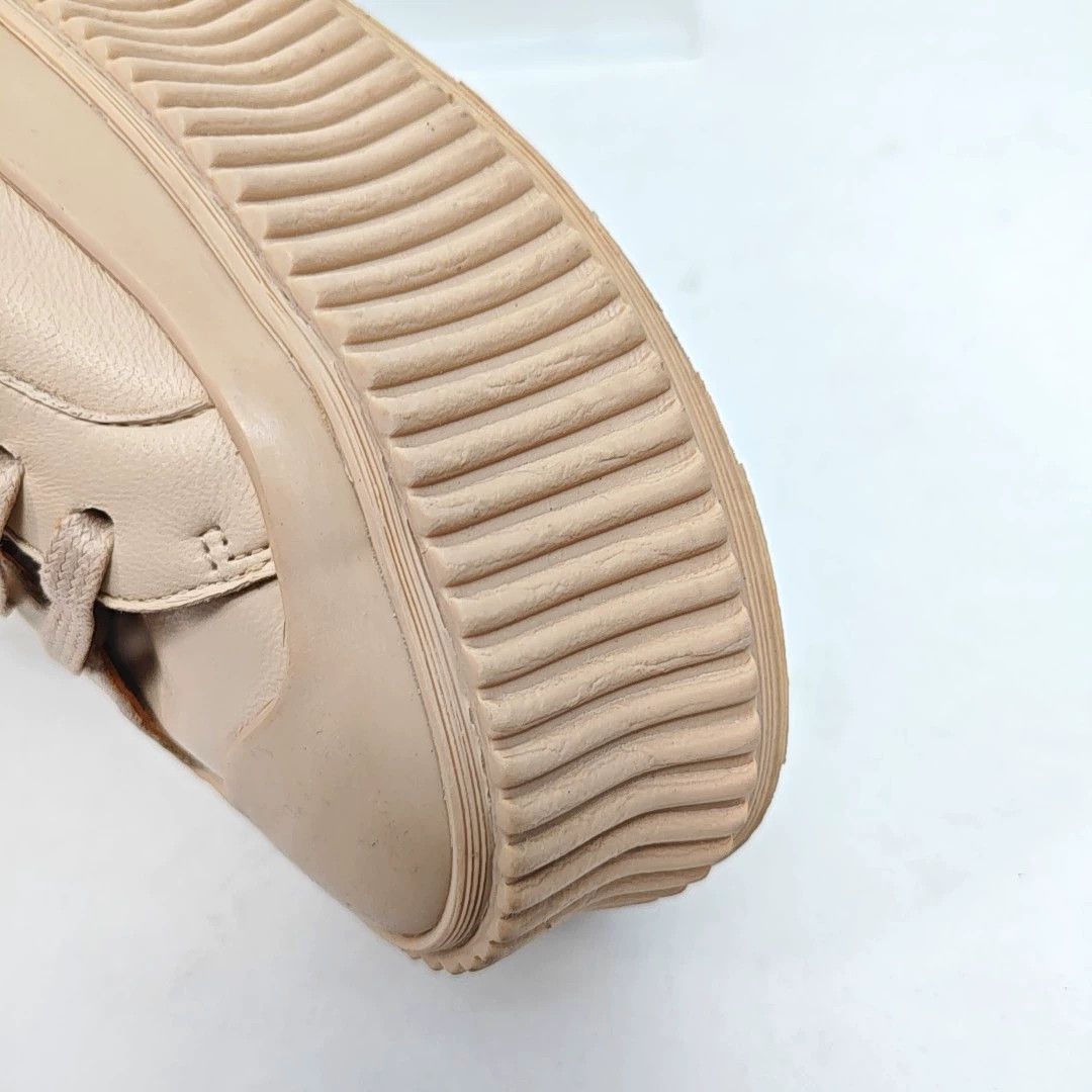 Jil Sander JIL SANDER Nude Pink Leather Low-Top Casual Shoes Size US 5 / IT 35 - 7 Thumbnail