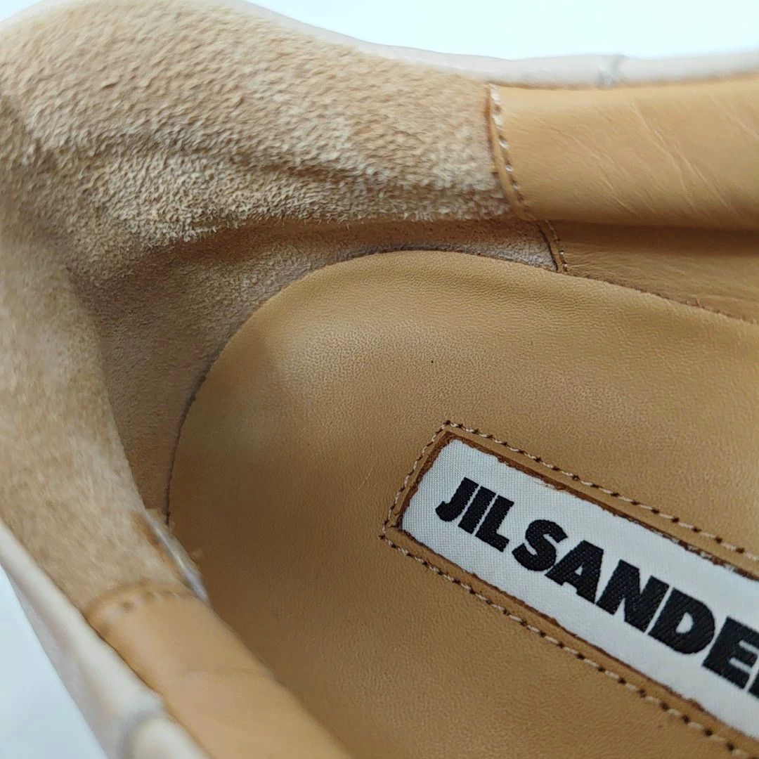 Jil Sander JIL SANDER Nude Pink Leather Low-Top Casual Shoes Size US 5 / IT 35 - 8 Thumbnail