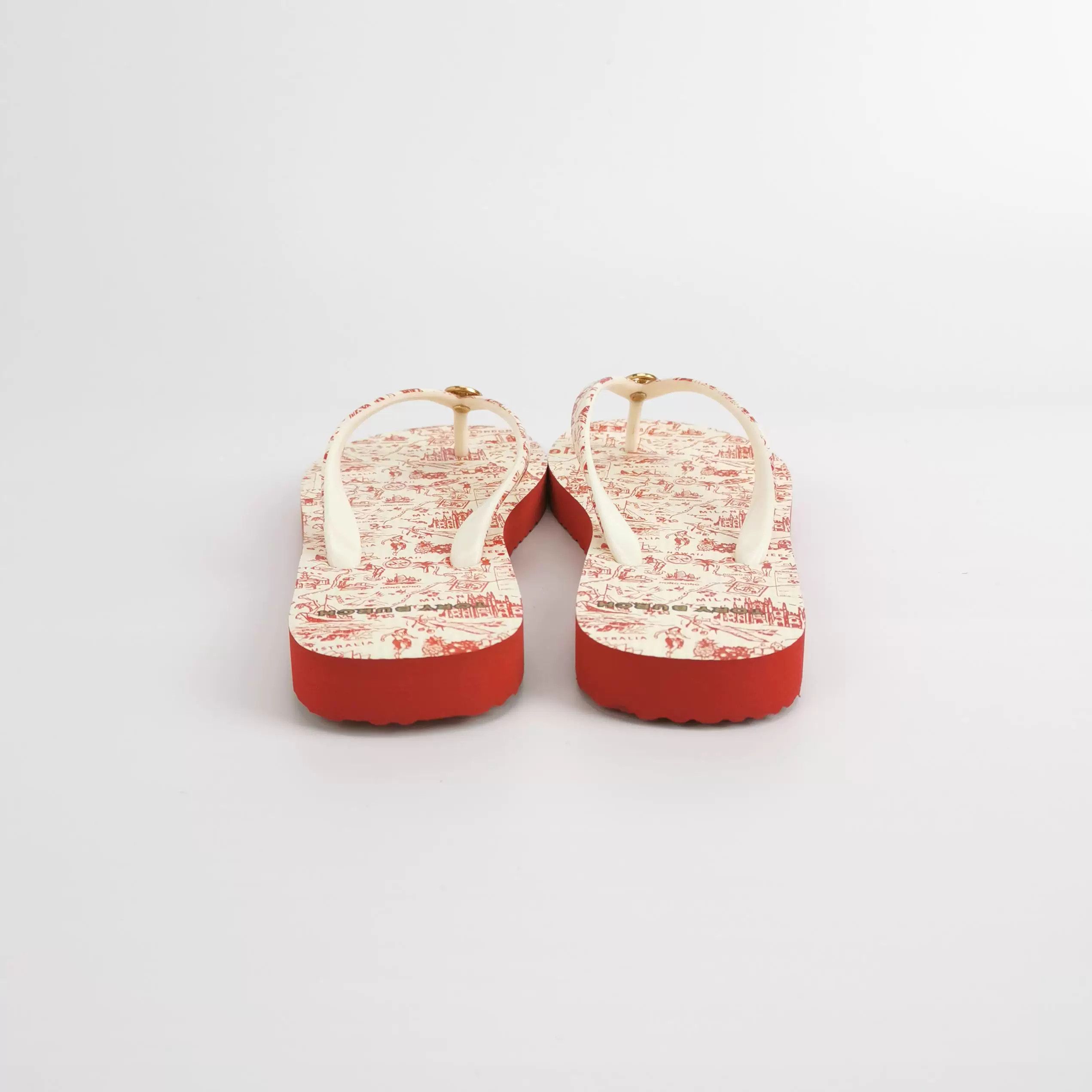 Tory Burch Tory Burch Double T Logo Toe-Post Sandals Size US 4.5 / IT 34.5 - 4 Thumbnail