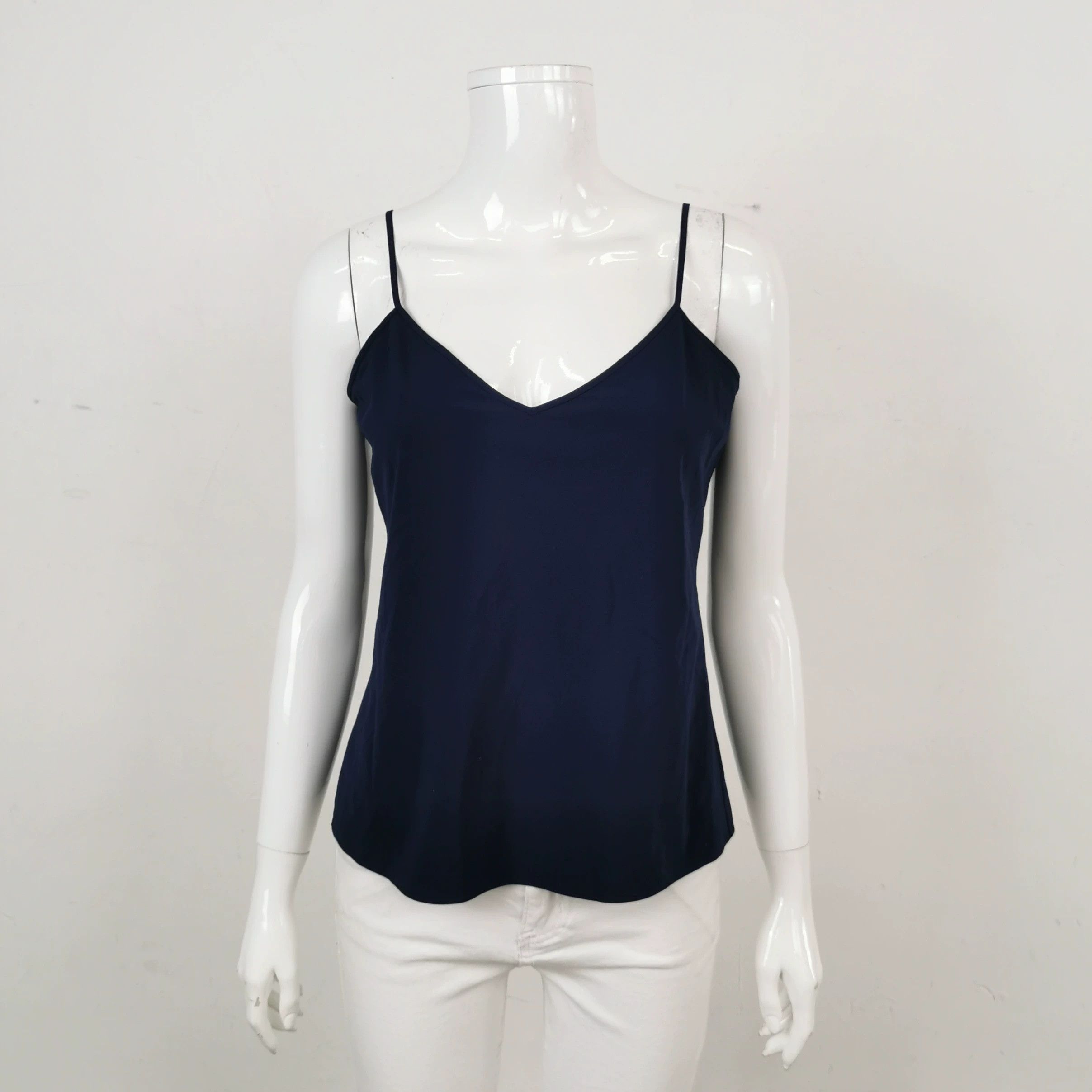 Diane von Furstenberg DVF Blue White Printed Womens Top Size S / US 4 / IT 40 - 3 Thumbnail