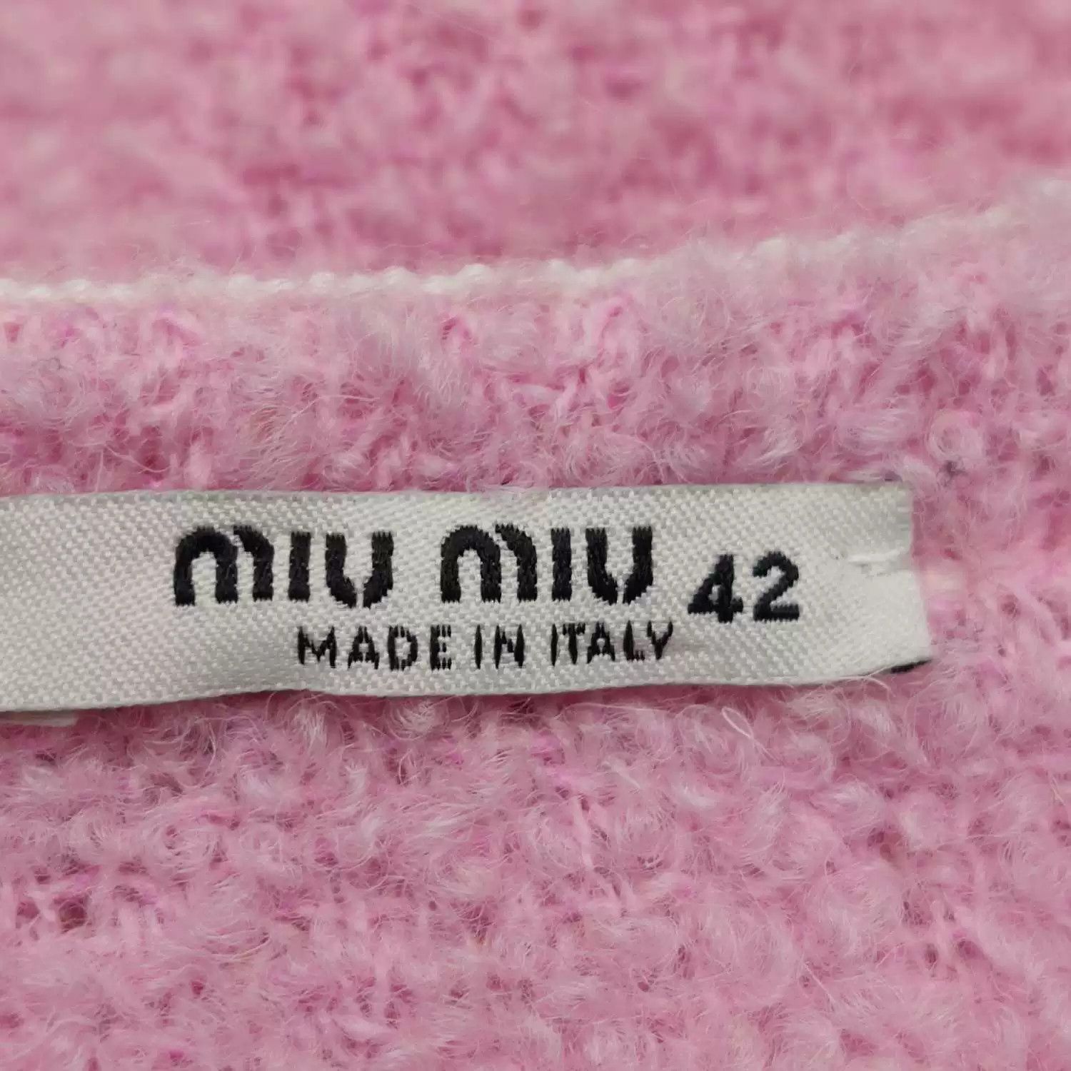 Miu Miu MiuMiu Wool Blend Colorblock Stripe Skirt Size 42" / US 20 - 4 Thumbnail