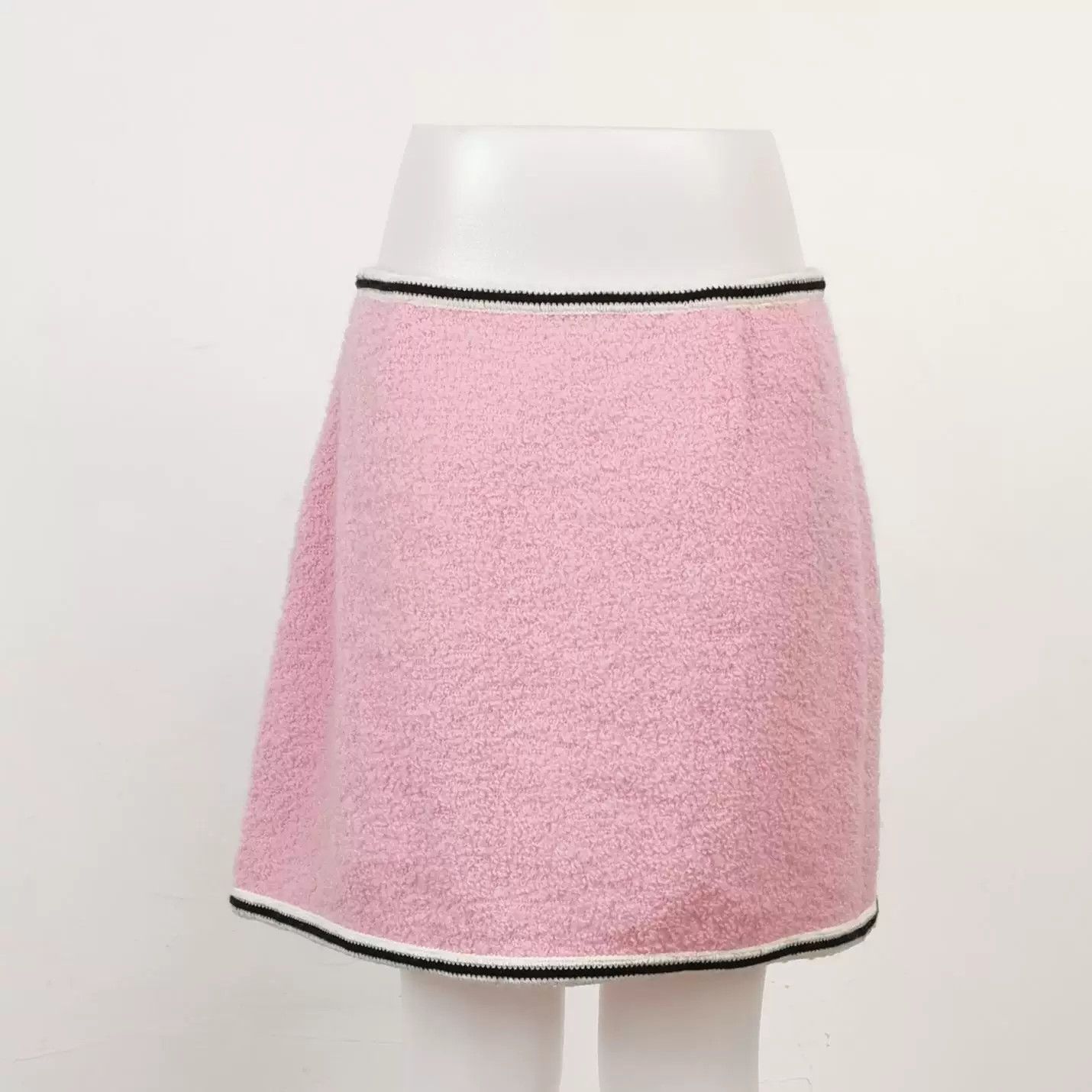 Miu Miu MiuMiu Wool Blend Colorblock Stripe Skirt Size 42" / US 20 - 2 Thumbnail