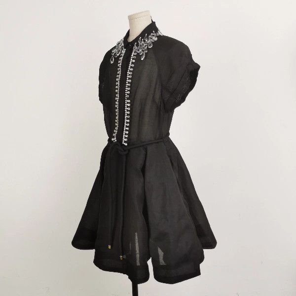 Zimmermann Zimmermann Matchmaker Crystal Collar Tie Waist Dress Size S / US 4 / IT 40 - 2 Thumbnail