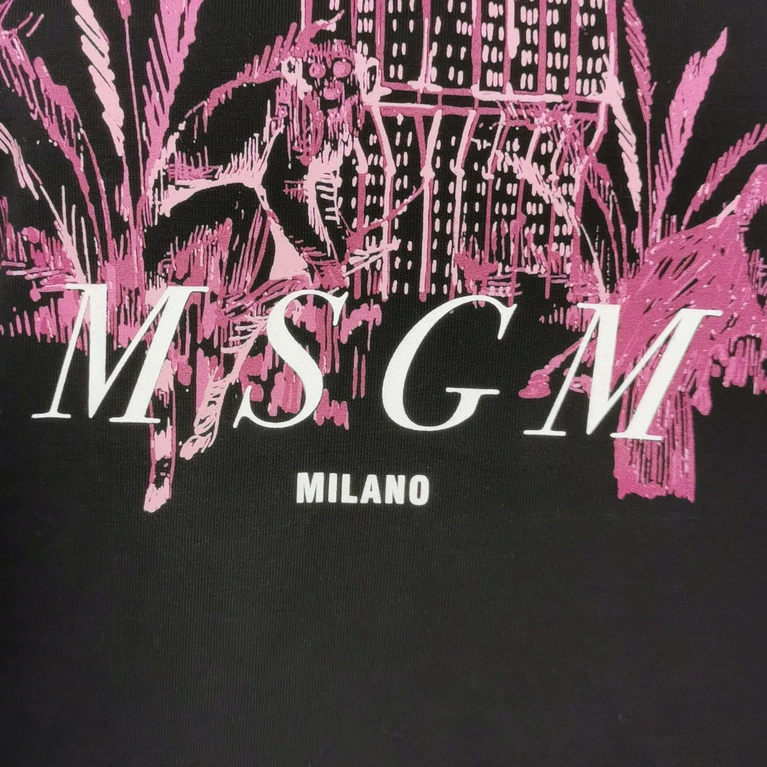MSGM MSGM Cotton Color Block Logo T-Shirt S Size US S / EU 44-46 / 1 - 3 Thumbnail