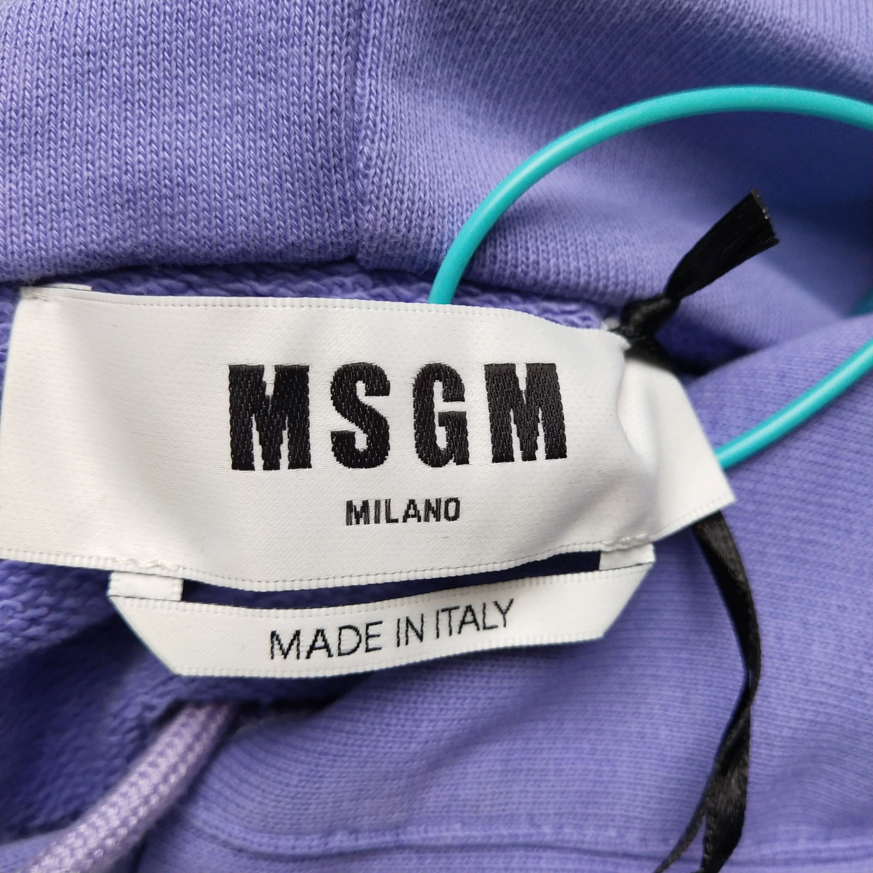 MSGM MSGM Logo Cotton Hoodie Size M Size US M / EU 48-50 / 2 - 5 Thumbnail