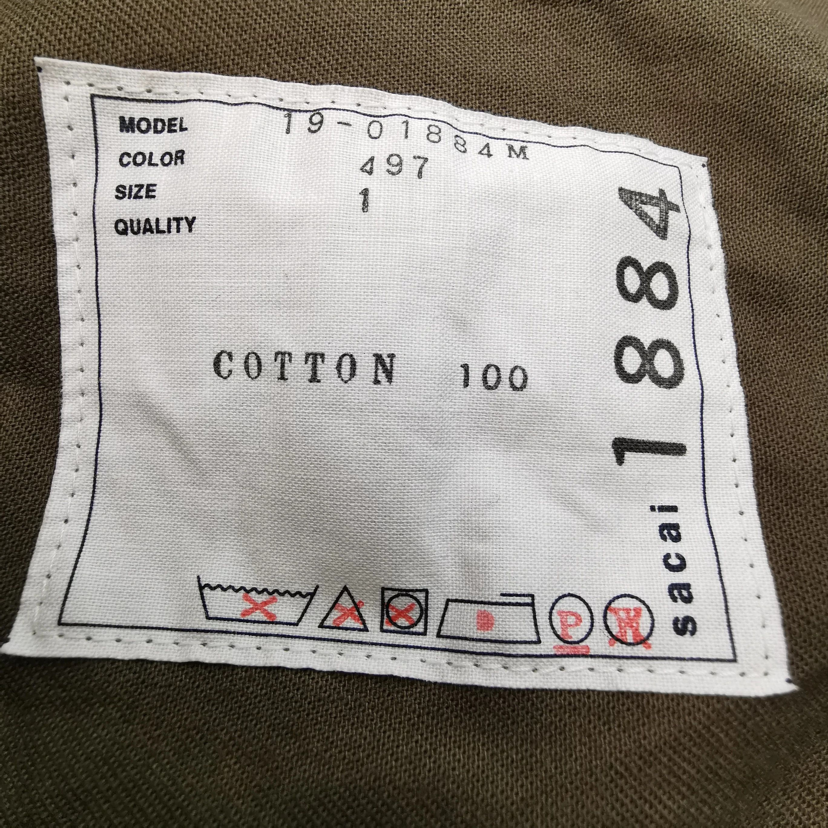 Sacai sacai Rick Cotton Pants Size US 30 / EU 46 - 5 Thumbnail
