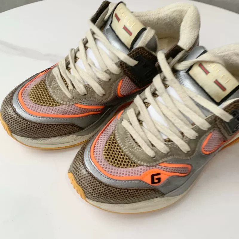 Gucci Gucci Multi-Color Women's Sneakers Size US 5.5 / IT 35.5 - 3 Thumbnail