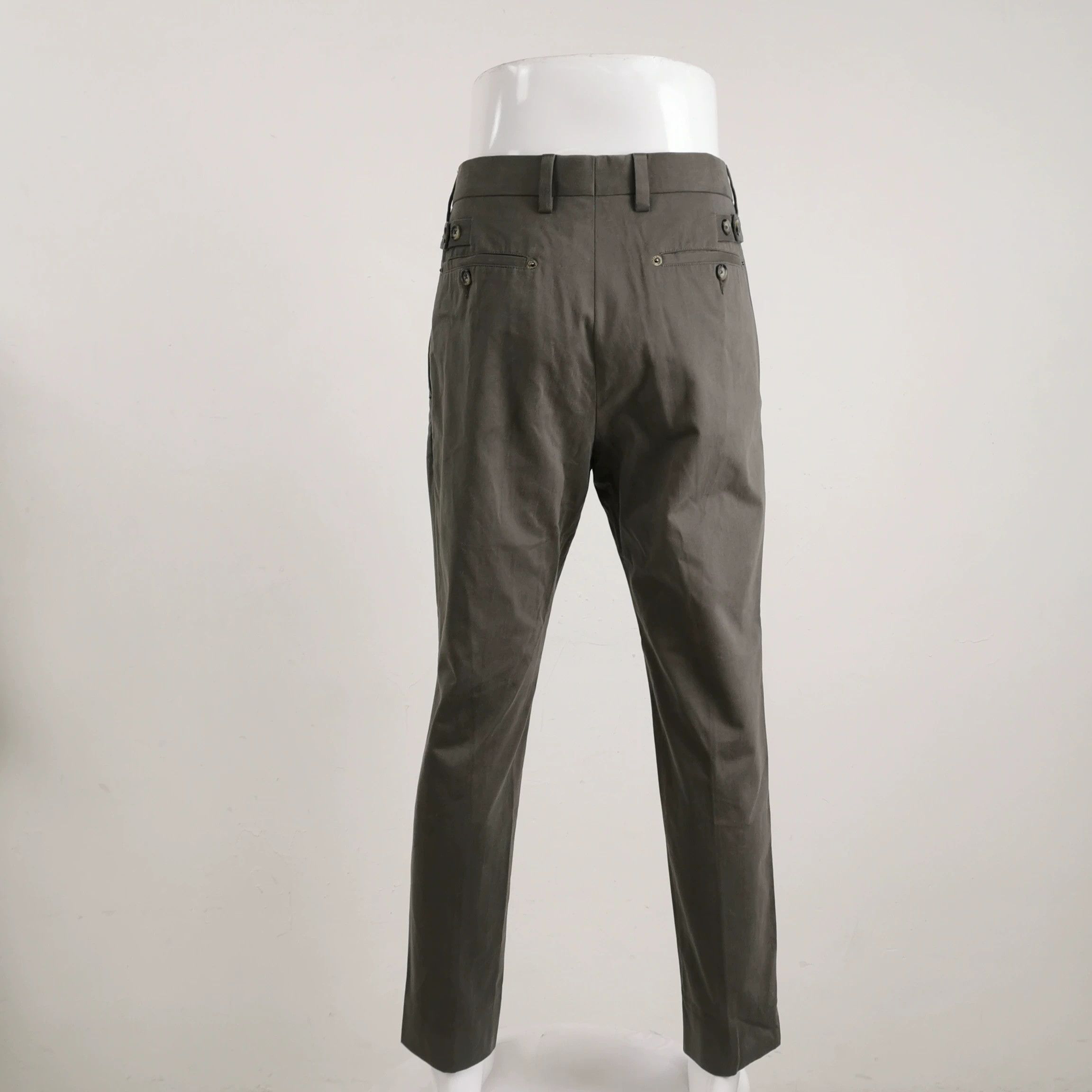 Dolce & Gabbana Dolce&Gabbana Cotton Solid Trousers Size 48 Size US 32 / EU 48 - 2 Thumbnail