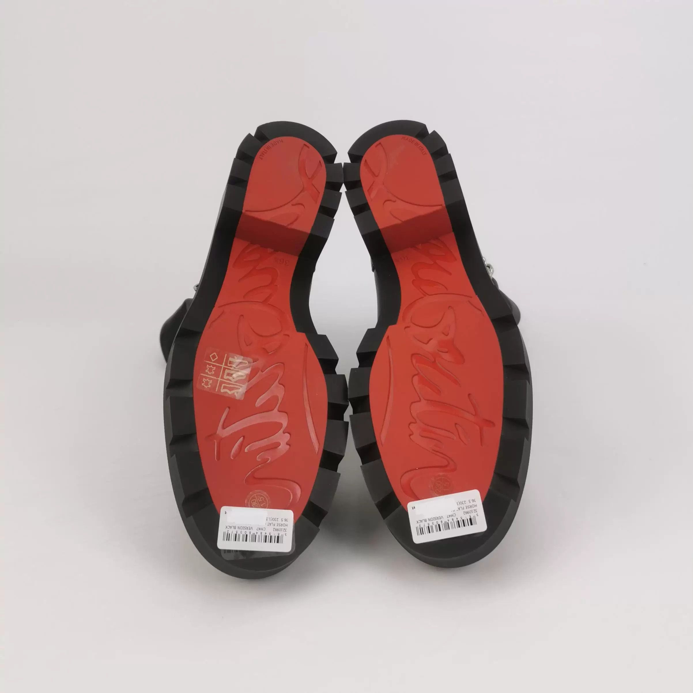 Christian Louboutin Christian Louboutin Leather Low-Heel Shoes Size US 5.5 / IT 35.5 - 5 Thumbnail