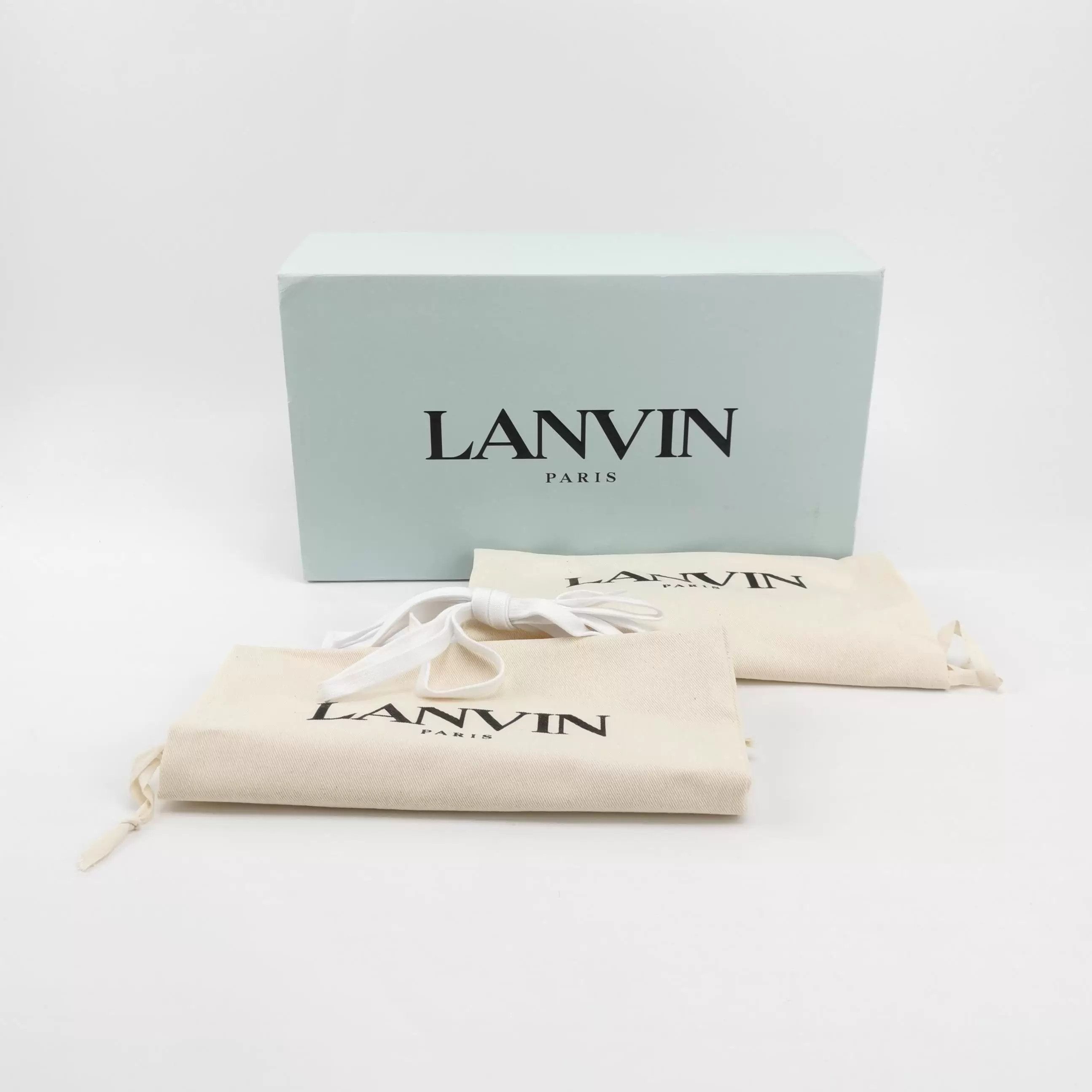 Lanvin Lanvin Leather Color-Block Logo Casual Shoes Size US 6 / EU 39 - 6 Thumbnail
