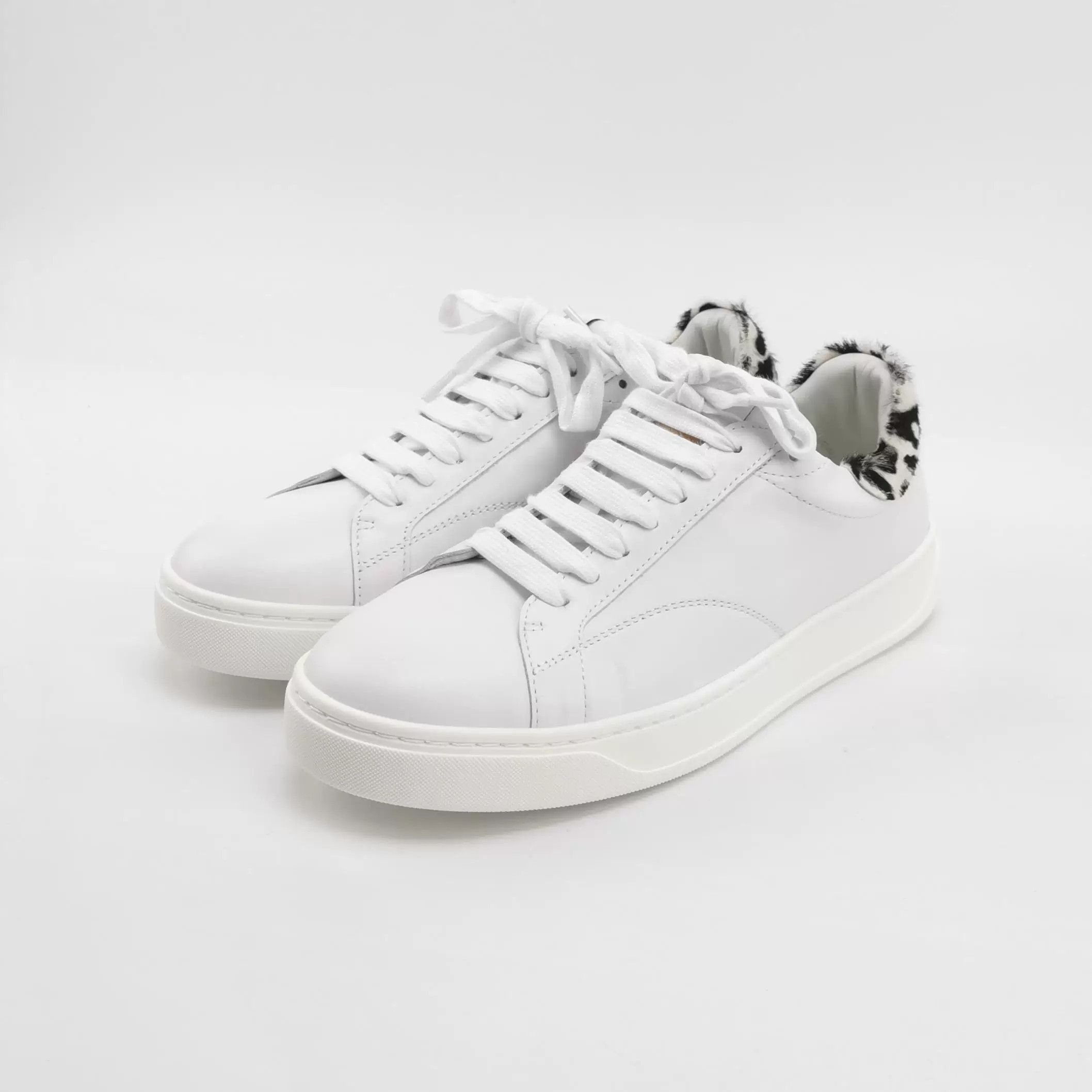 Lanvin Lanvin Leather Color-Block Logo Casual Shoes Size US 6 / EU 39 - 2 Thumbnail