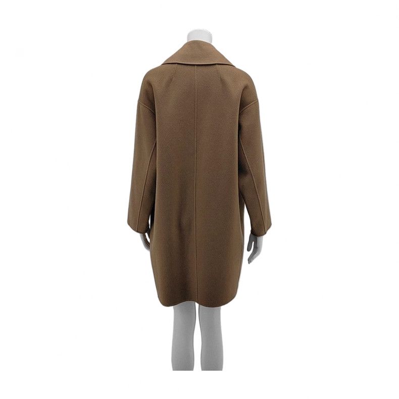 Max Mara S MaxMara Brown Wool Coat S Size S / US 4 / IT 40 - 2 Thumbnail