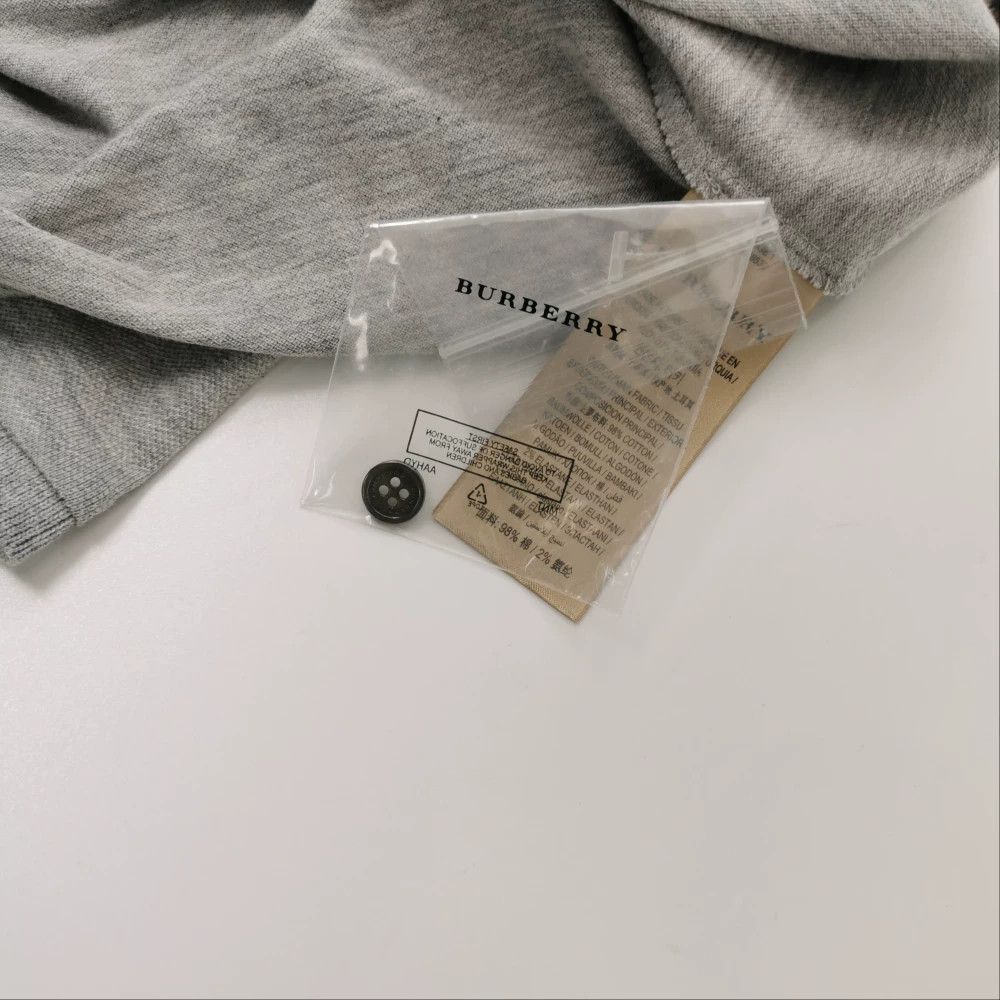 Burberry Burberry Brit Cotton Solid Collar T-shirt M Size M / US 6-8 / IT 42-44 - 5 Thumbnail