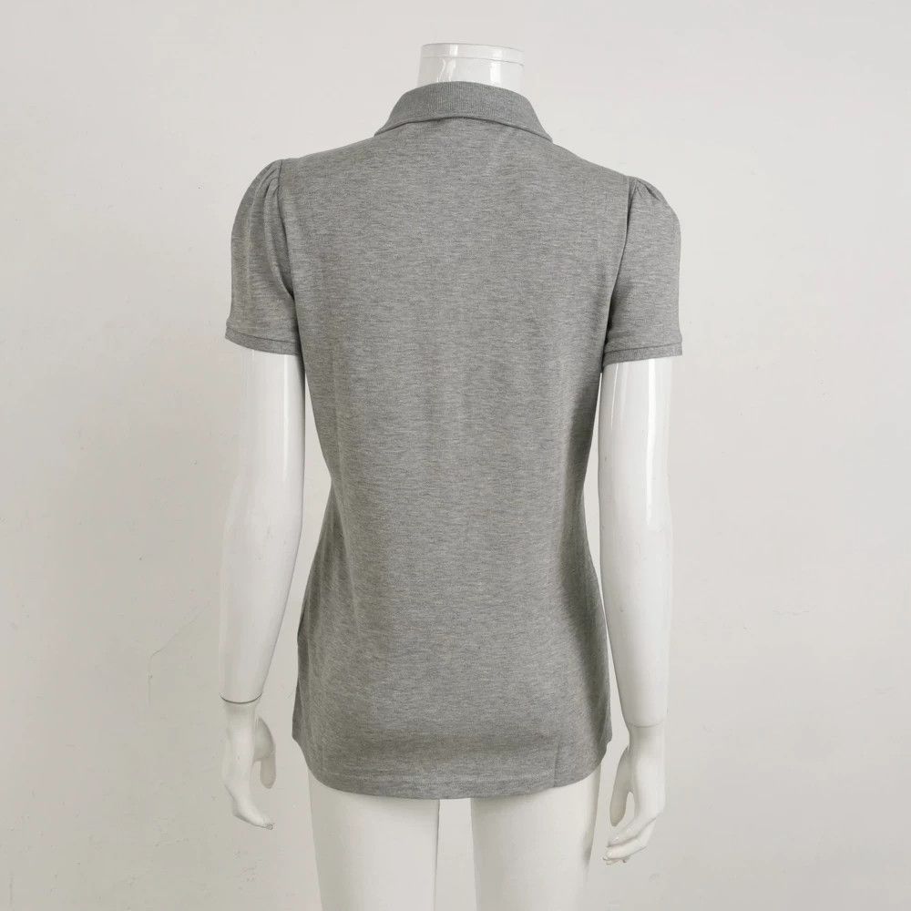 Burberry Burberry Brit Cotton Solid Collar T-shirt M Size M / US 6-8 / IT 42-44 - 2 Thumbnail