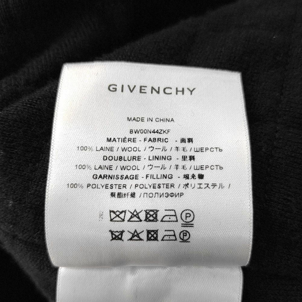 Givenchy GIVENCHY Black Wool Puffer Coat S Size US S / EU 44-46 / 1 - 4 Thumbnail